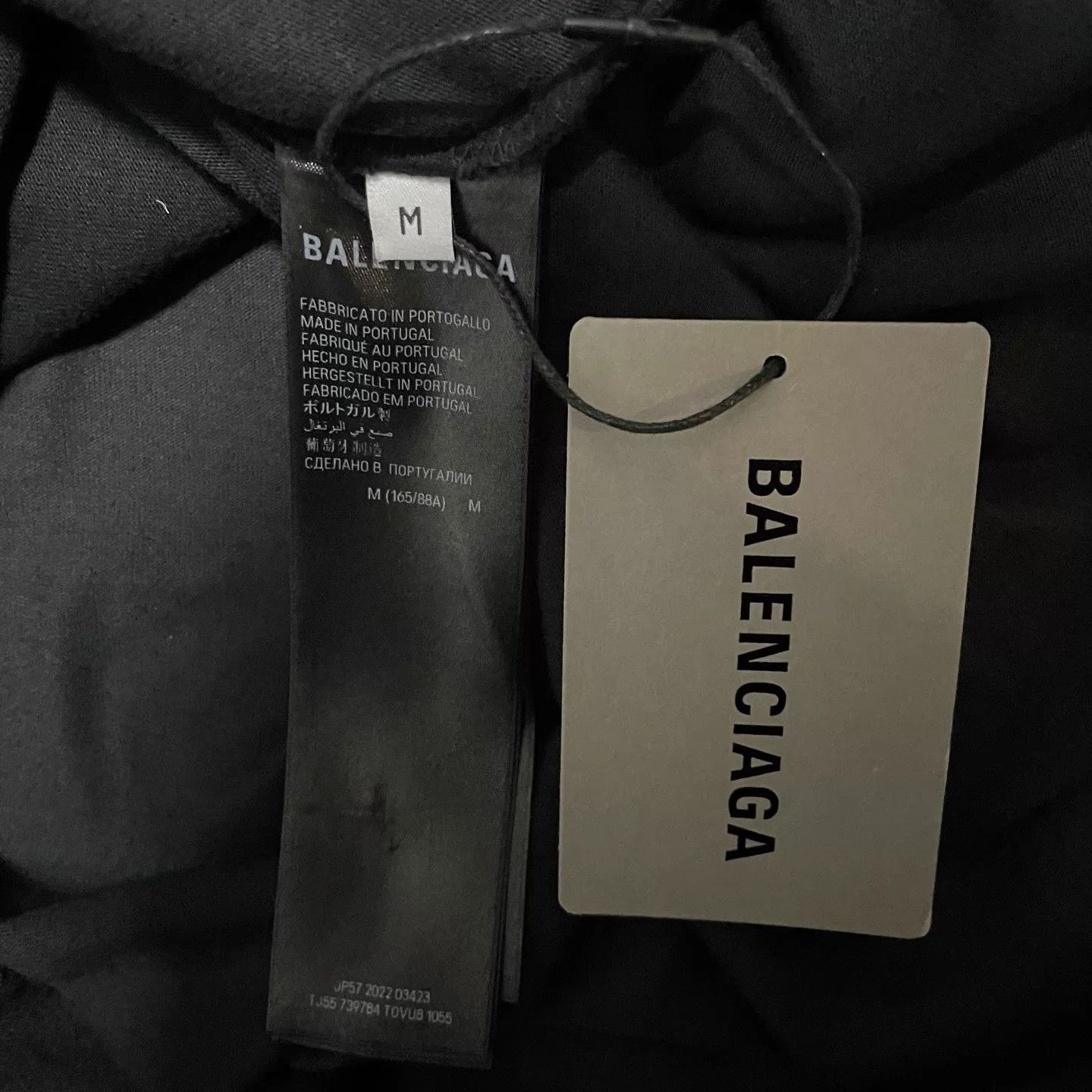 Balenciaga Balenciaga BB Paris Icon Solid Rhinestone Crew SS Tee Size M / US 6-8 / IT 42-44 - 4 Thumbnail
