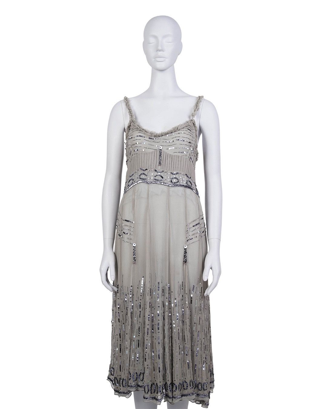 Just Cavalli Just Cavalli Beaded Silk Dress Size M / US 6-8 / IT 42-44 - 2 Thumbnail