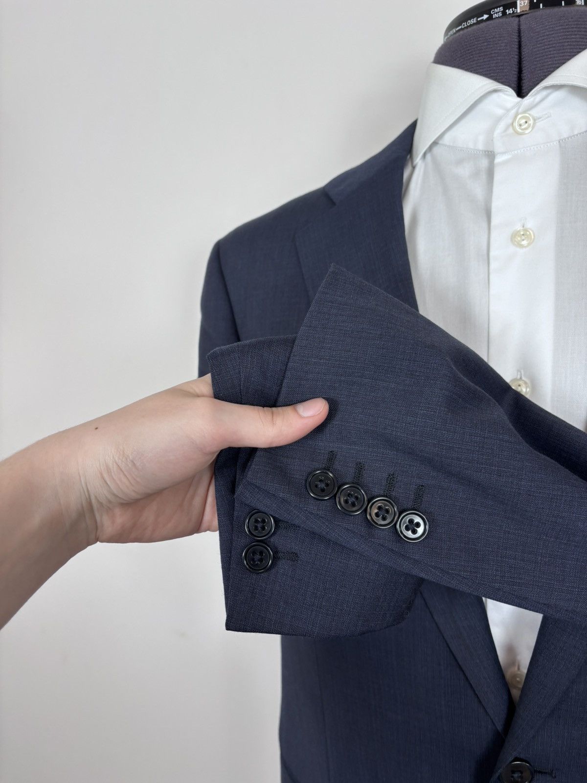 Armani Collezioni Armani Collezioni Men’s 2-Piece Navy Blue Wool Suit Size 40R - 9 Thumbnail