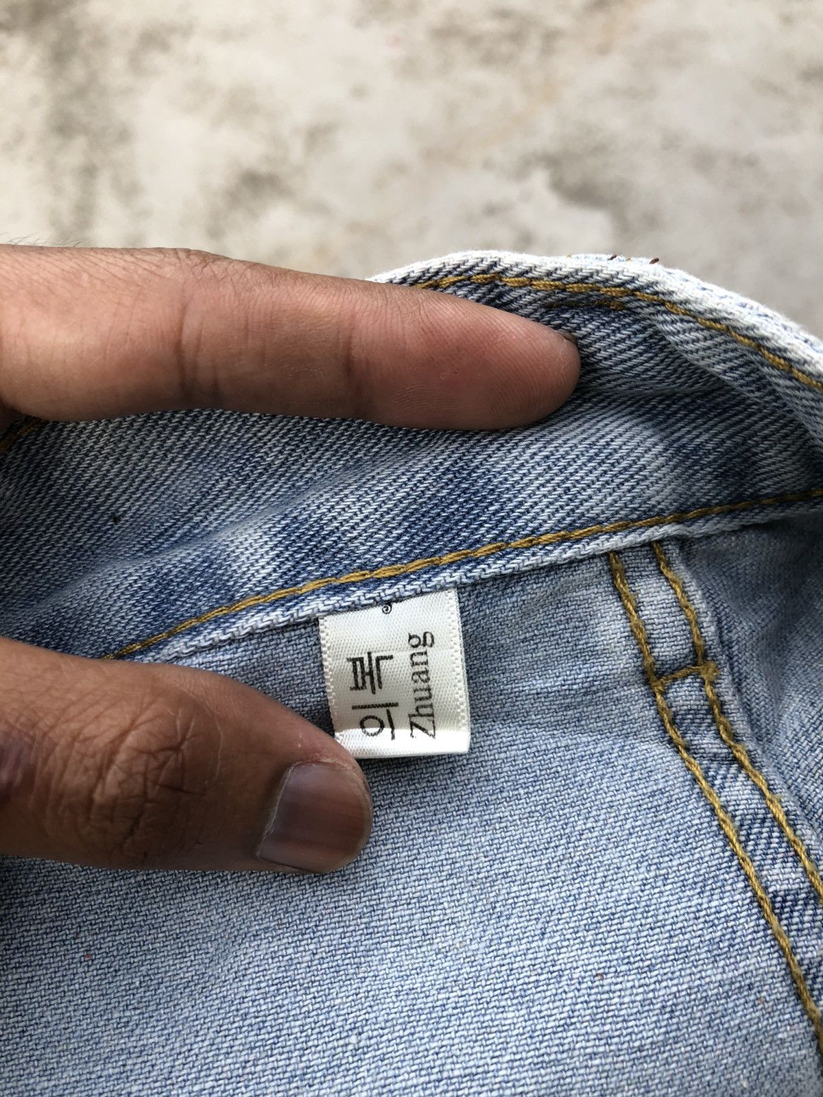 Hypebeast BAGGY⚡️⚡️LITE BLUE CARGO SIX POCKET JEANS Size US 28 / EU 44 - 2 Thumbnail