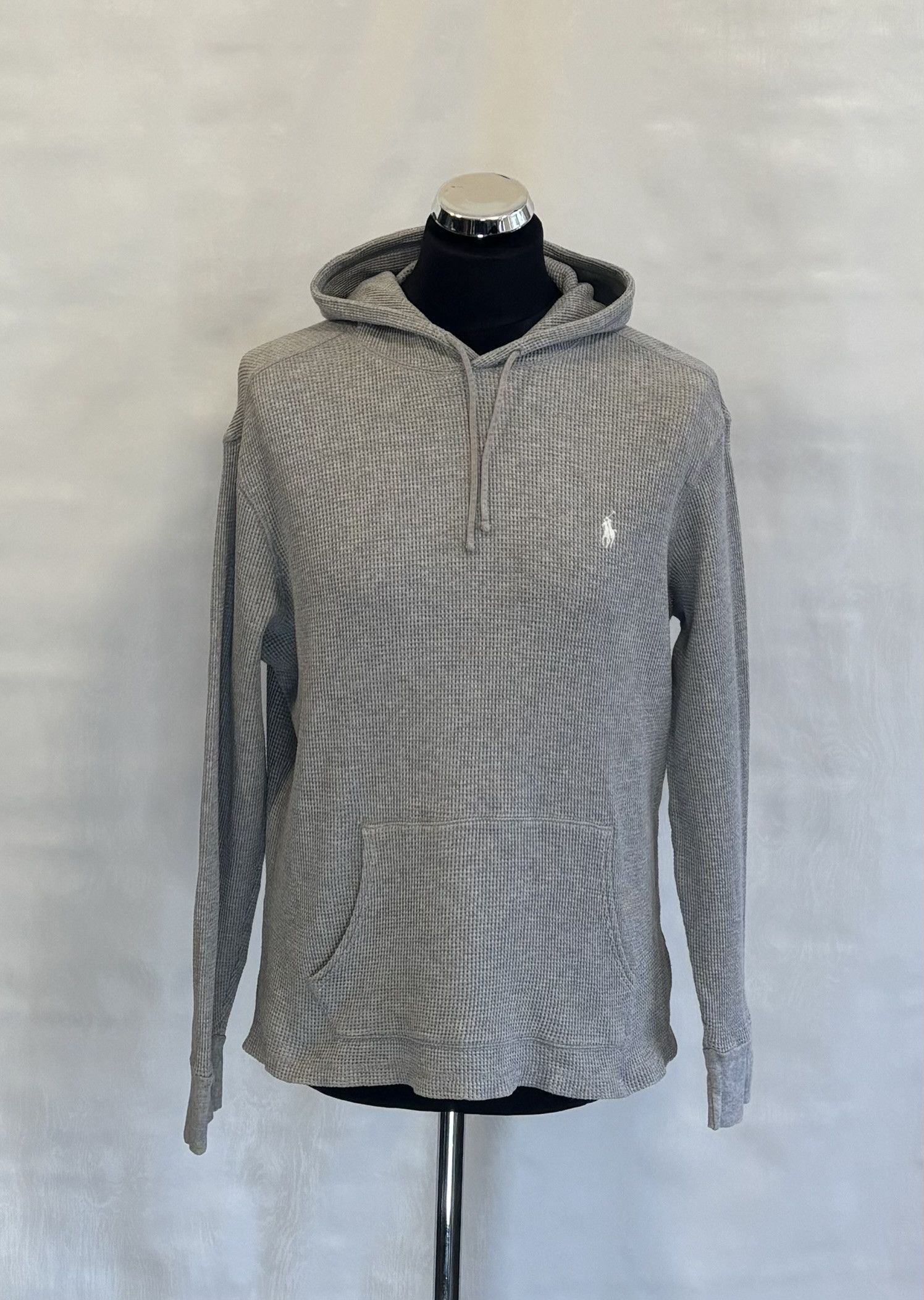 Polo Ralph Lauren Polo Ralph Lauren Thermal Gray Hoodie Large Size US L / EU 52-54 / 3 - 1 Thumbnail