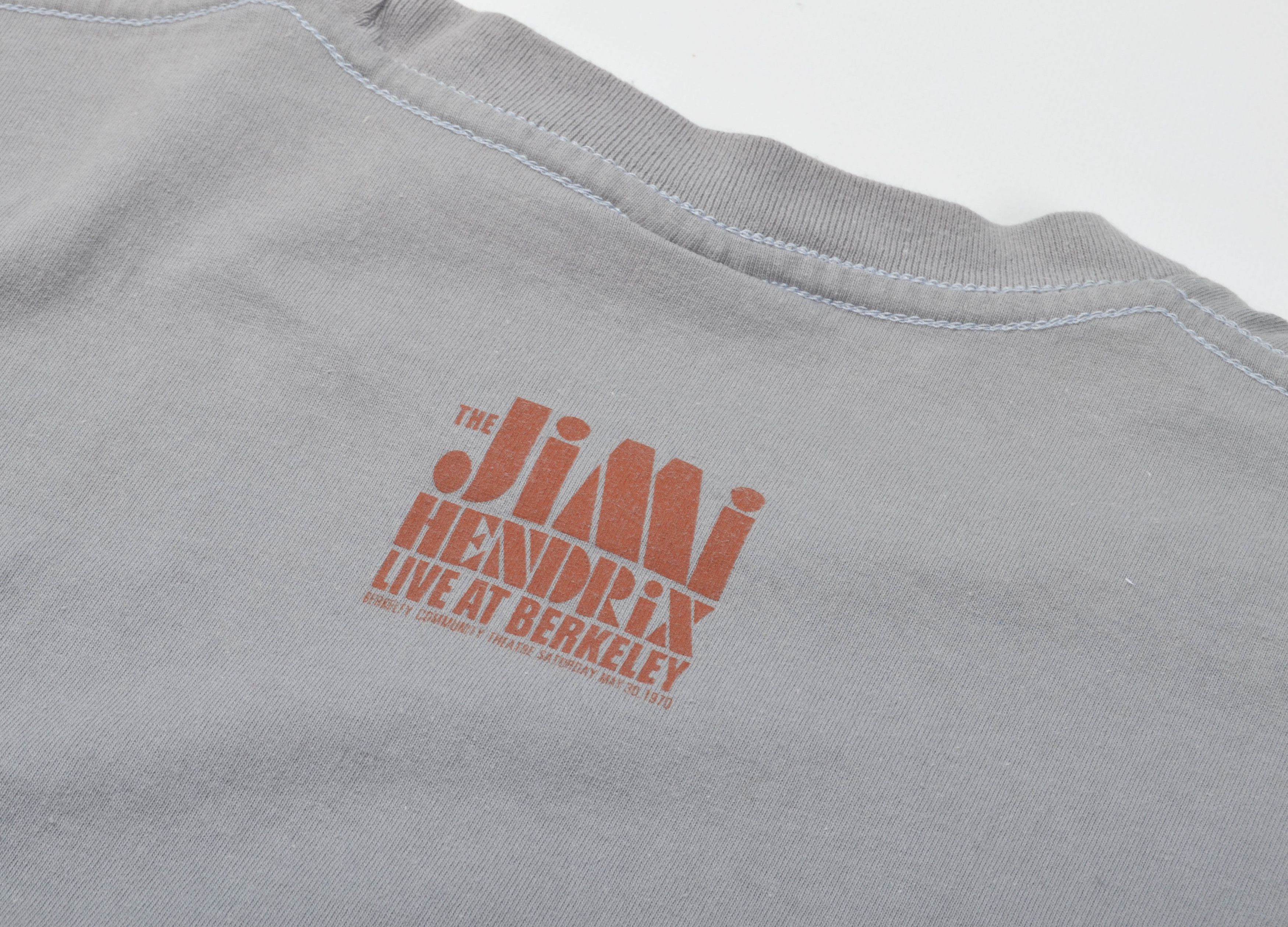 Band Tees Vintage Jimi Hendrix Short Sleeve Gray Printed T-shirt Size US L / EU 52-54 / 3 - 5 Thumbnail