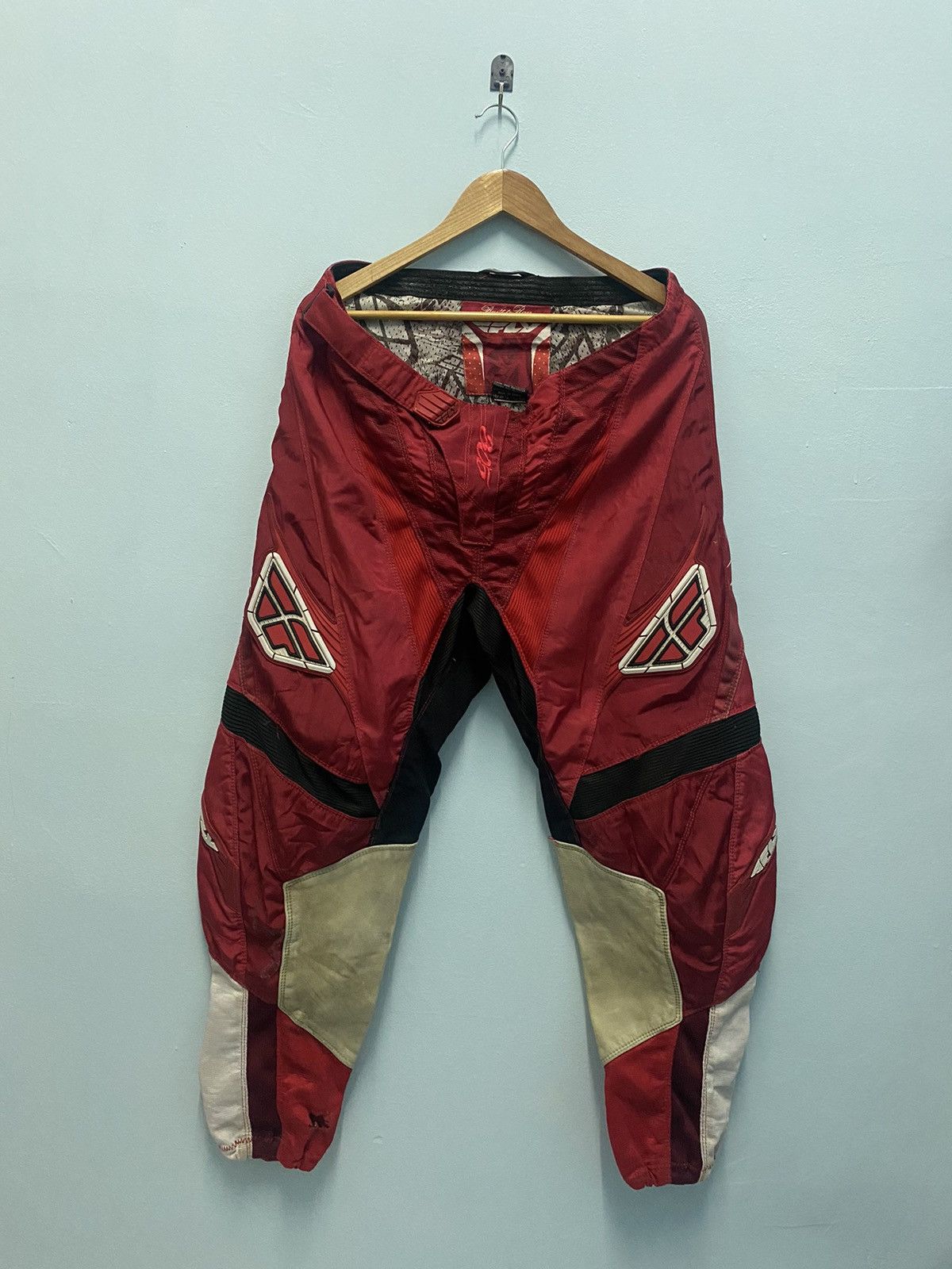 Fox Racing Fly racing race pant red colour 🚀 Size US 38 / EU 54 - 1 Thumbnail