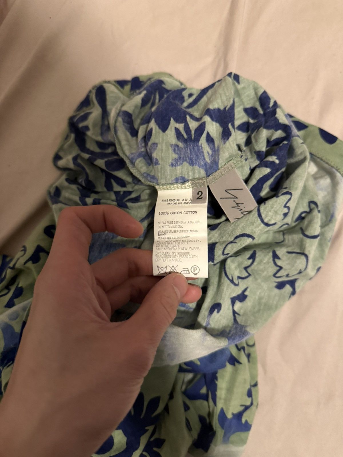 Yohji Yamamoto Yohji yamamoto AW94 tie dye 3/4 sleeve shirt Size US S / EU 44-46 / 1 - 5 Thumbnail