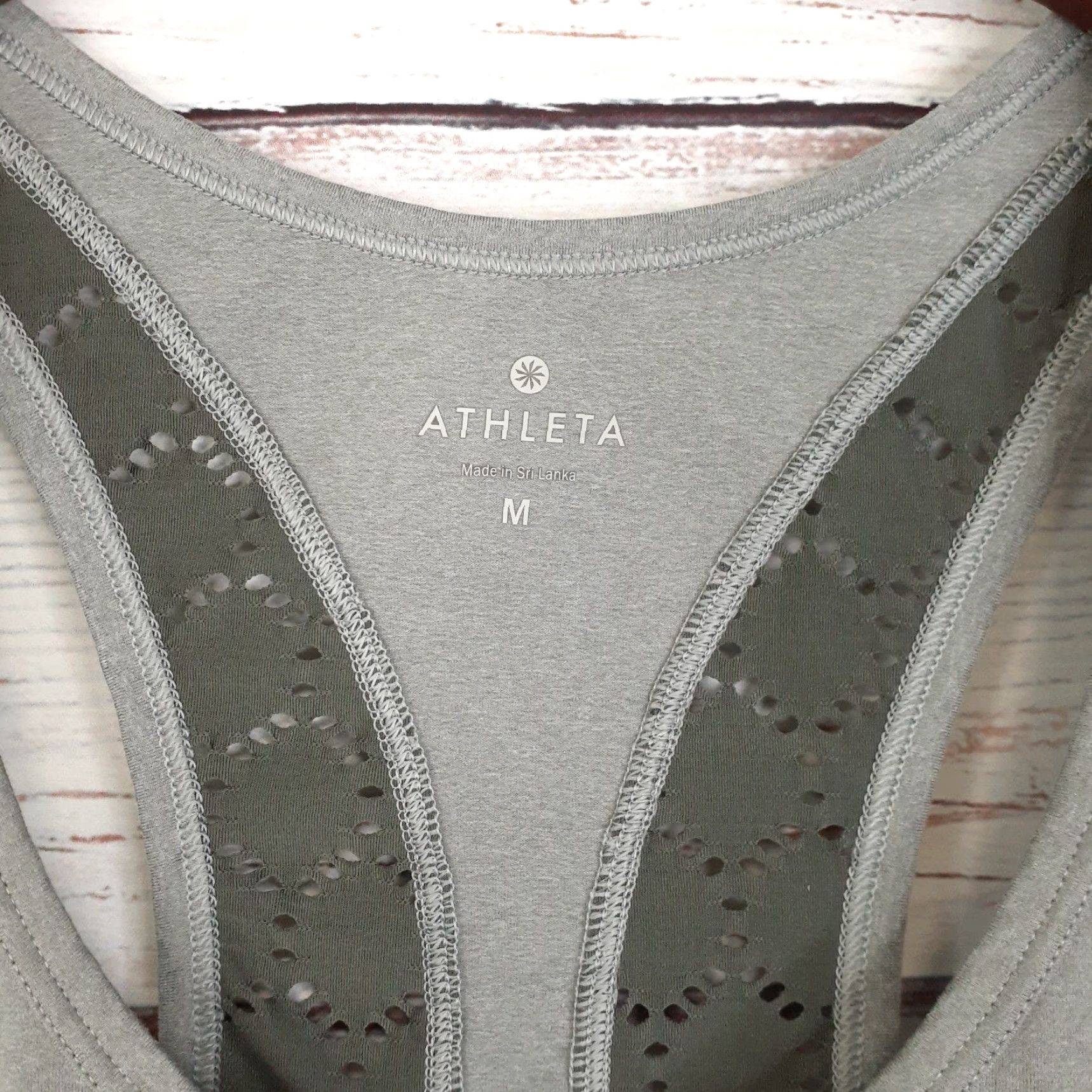 Athleta Athleta Tank Top Womens Size Medium Gray Racerback Sleeveless Pullover Athletic Shirt Size M / US 6-8 / IT 42-44 - 6 Thumbnail