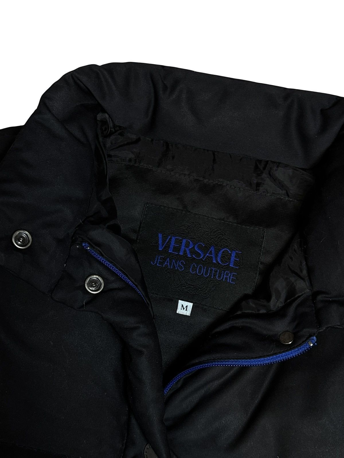 Versace Jeans Couture Vintage Versace Jeans Couture Black Puffer Down Jacket Size US M / EU 48-50 / 2 - 7 Thumbnail