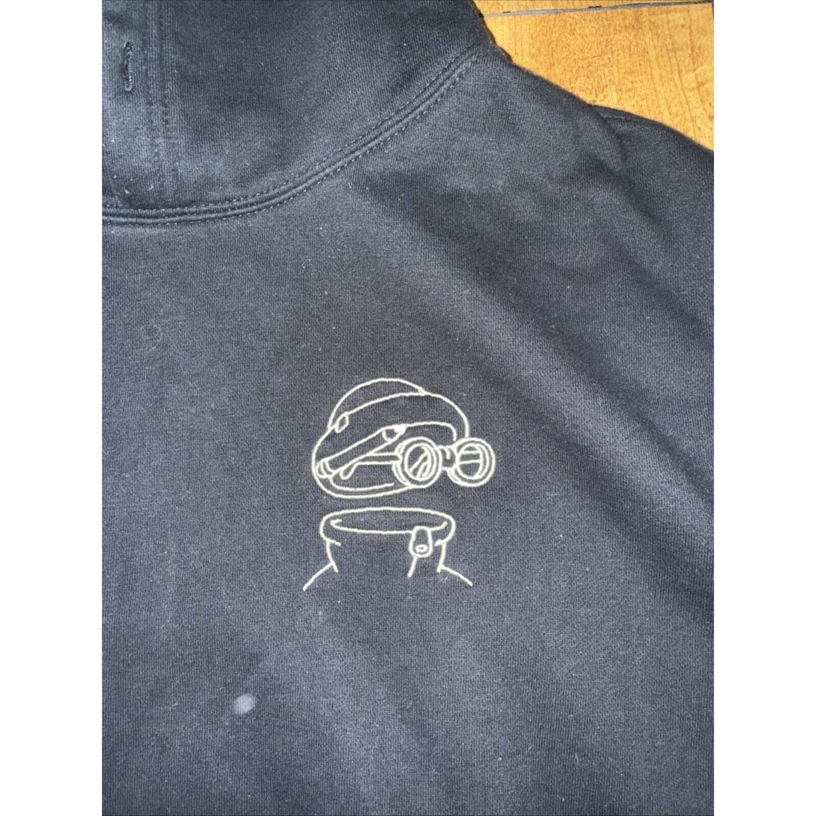 Hypebeast Invisible Friends Hoodie Black Large Crypto NFT 24x27 Size US L / EU 52-54 / 3 - 2 Thumbnail