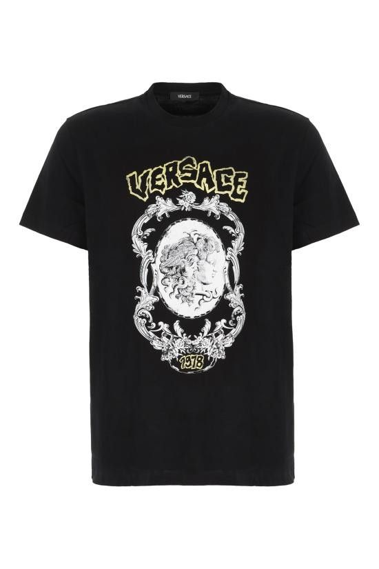 Versace VERSACE Men T-Shirts 10133021A14344 2B510 BLACK Size US XL / EU 56 / 4 - 1 Thumbnail