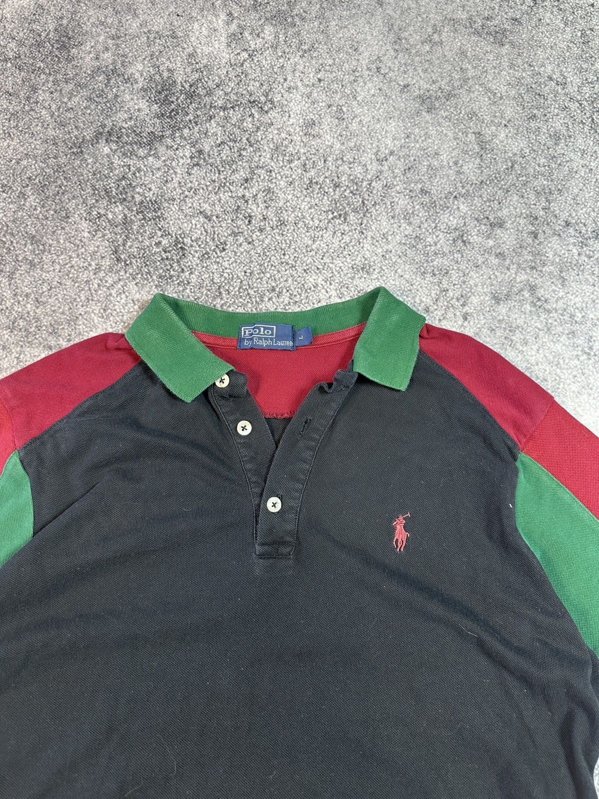 Polo Ralph Lauren Y2K Polo Ralph Lauren Polos Streetwear Rare Style USA VTg L Size US L / EU 52-54 / 3 - 2 Thumbnail