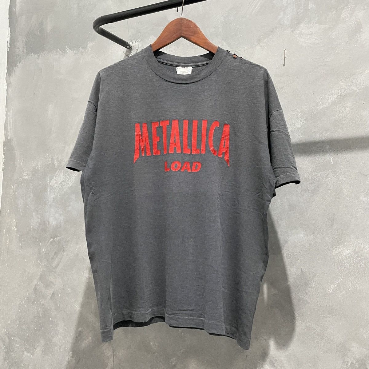 Metallica Rare Vintage 90s Metallica Load Fade Black Tee ERD Grunge Size US XL / EU 56 / 4 - 4 Thumbnail