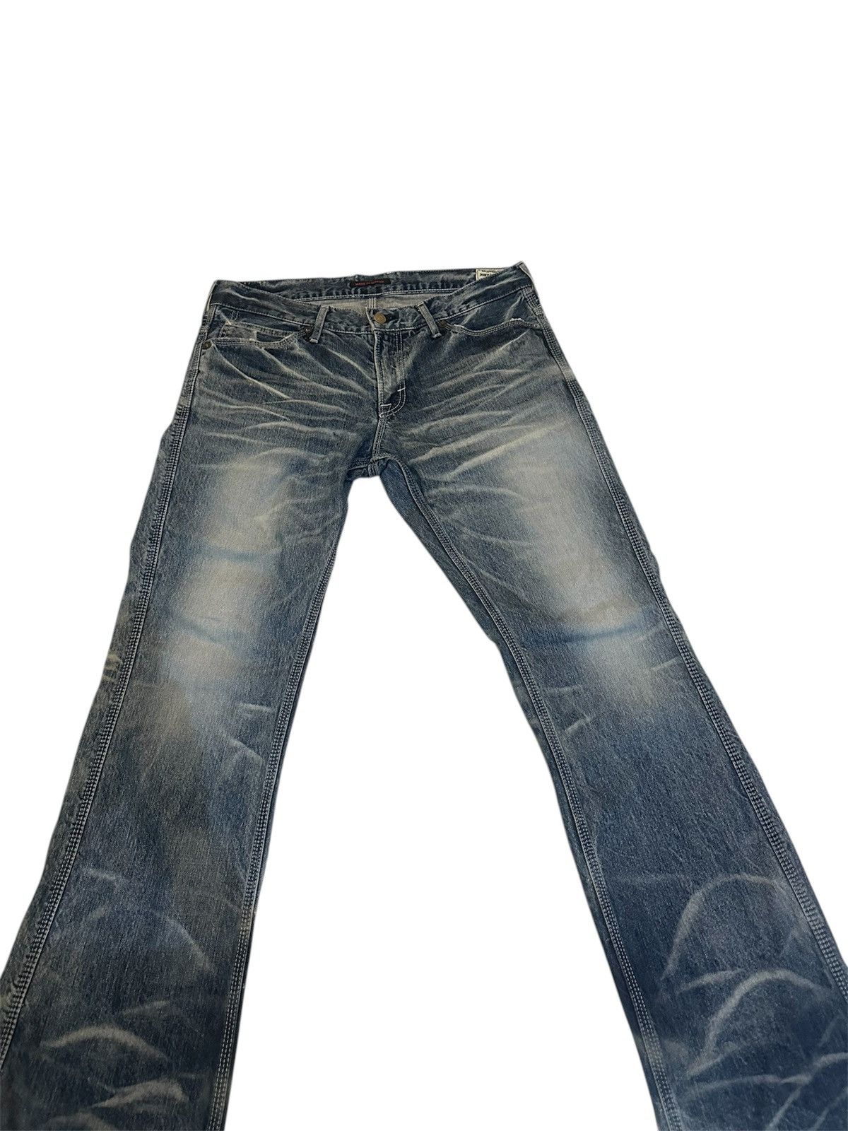 Blue Blue Japan Bootcut jeans by blue way made in japan Size US 34 / EU 50 - 2 Thumbnail