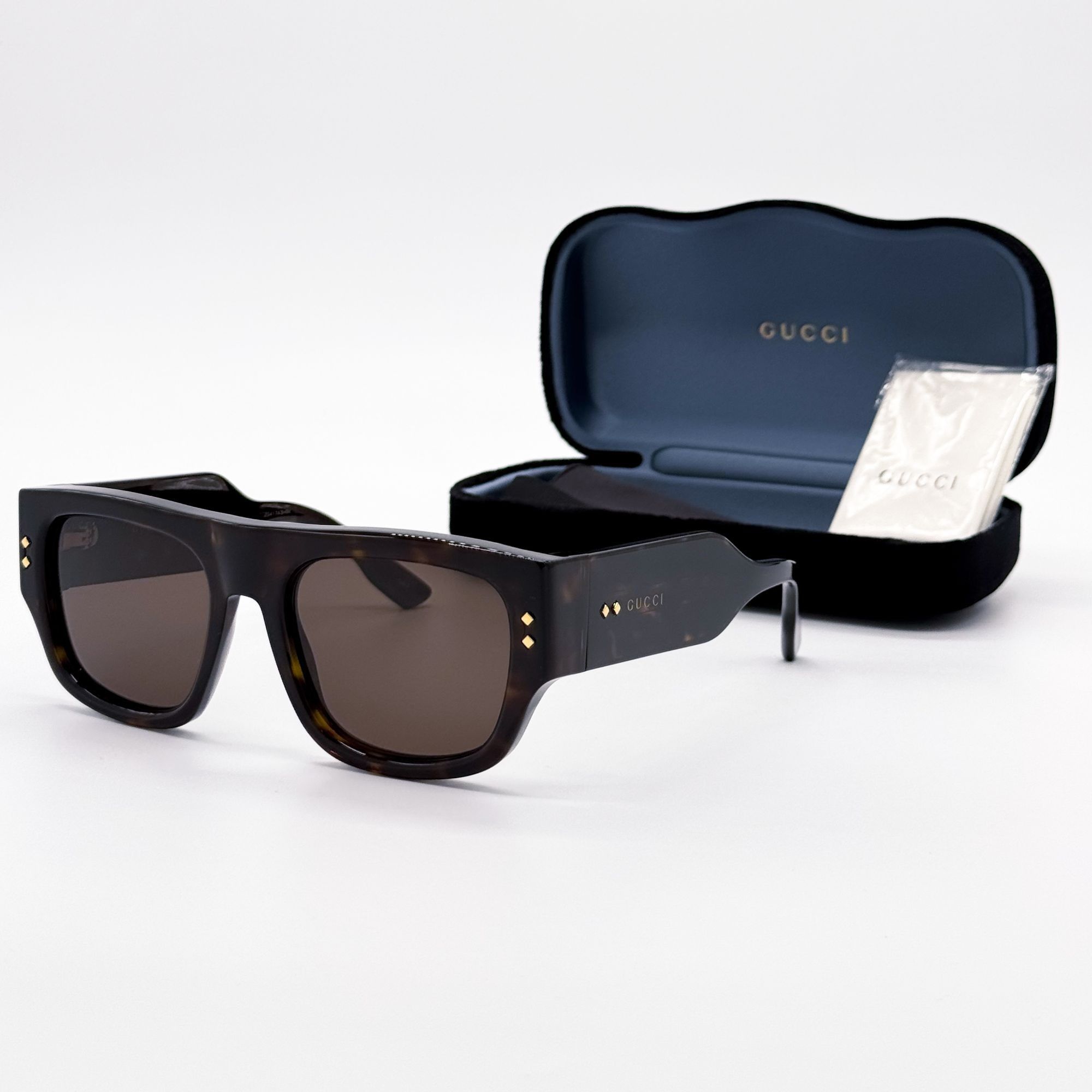 Gucci NEW GUCCI GG1262S 002 SUNGLASSES UNISEX HAVANA EYEWEAR Size ONE SIZE - 1 Thumbnail