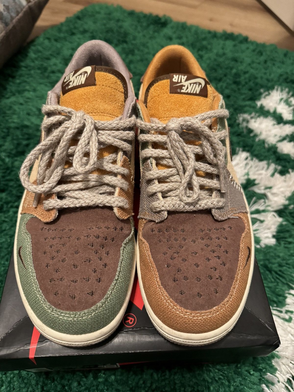 Jordan Brand Zion Williamson x Air Jordan 1 Low voodoo Size US 9.5 / EU 42-43 - 1 Thumbnail