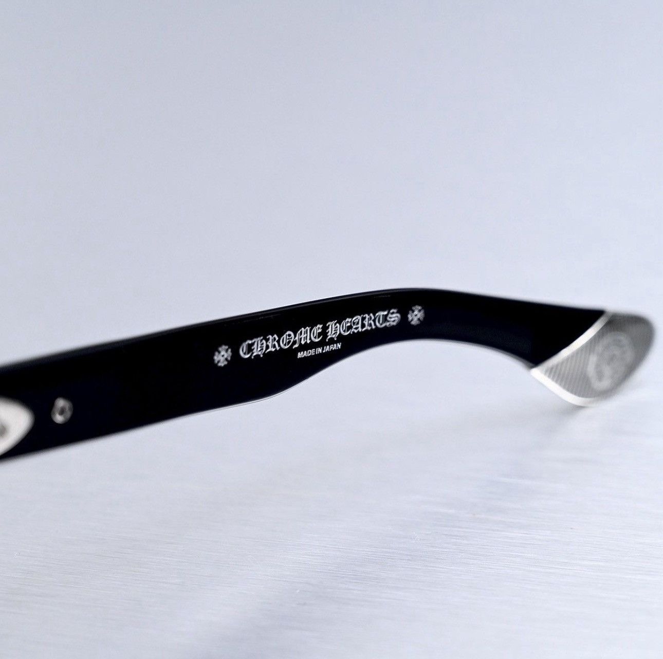 Chrome Hearts CHROME HEARTS SLUSS BUSSIN II BLACK SUNGLASSES Size ONE SIZE - 4 Thumbnail