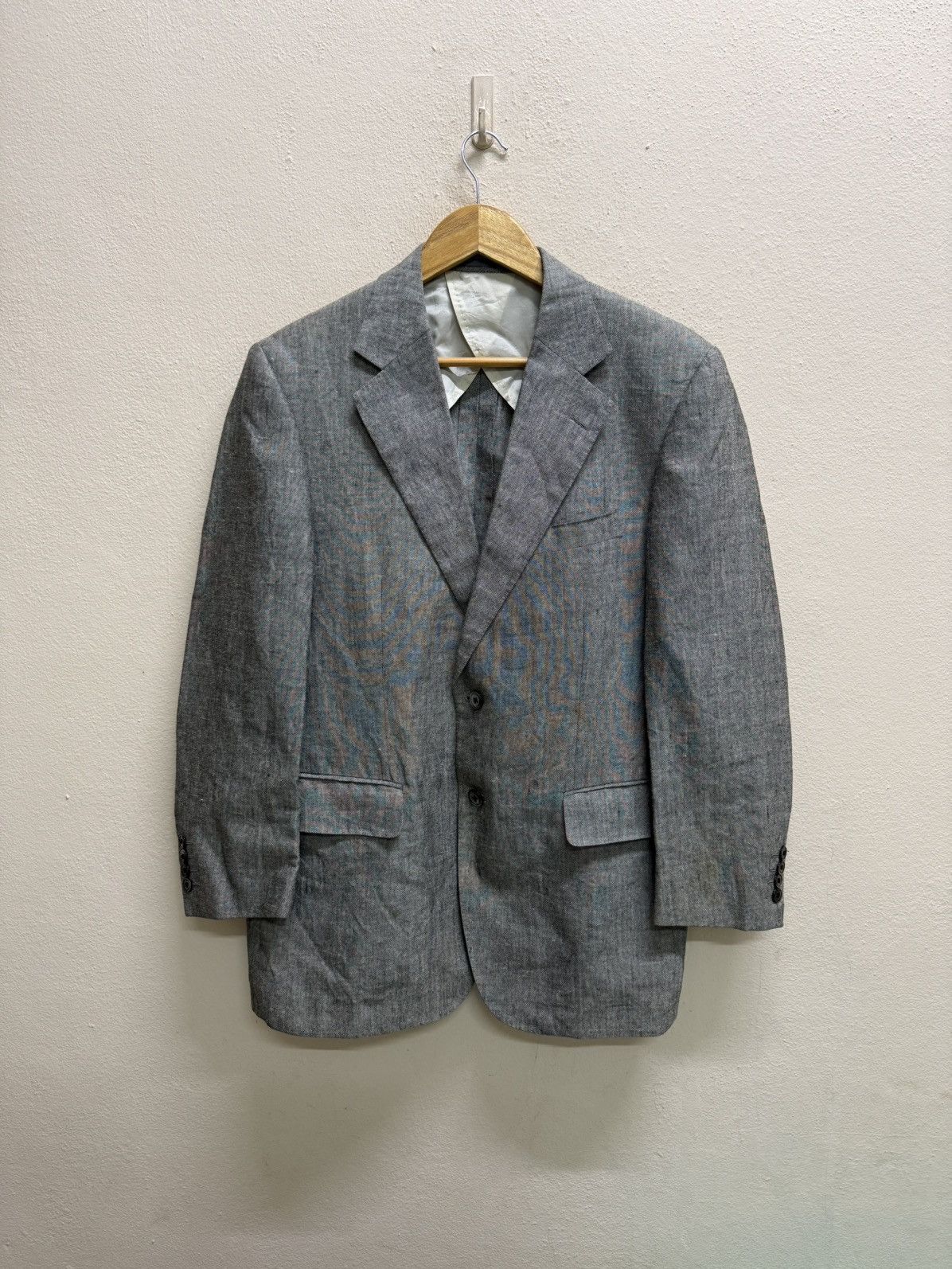 Burberry Burberry London Linen Blazer Size US M / EU 48-50 / 2 - 21 Thumbnail