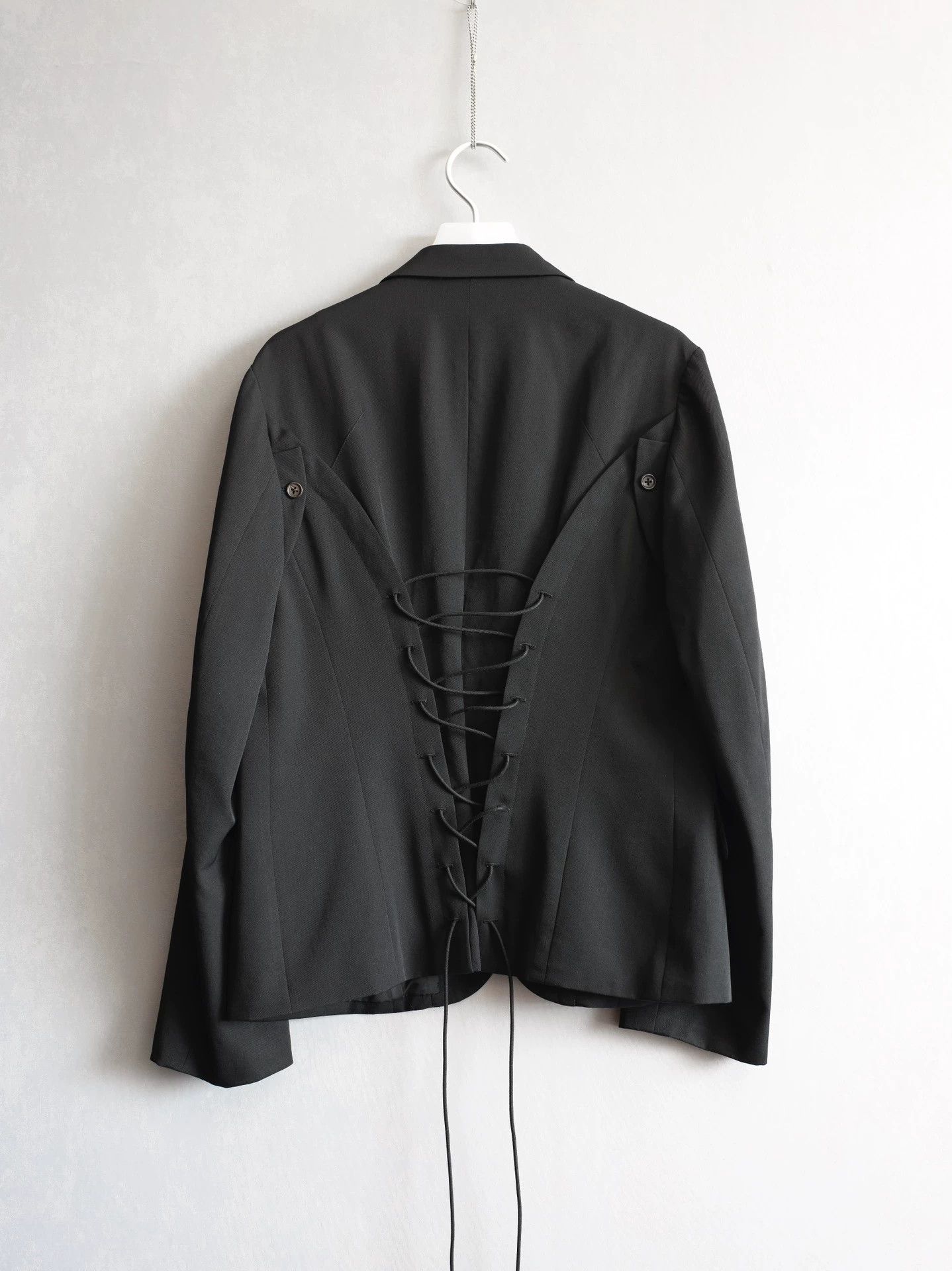 Yohji Yamamoto Yohji Yamamoto 04SS Deconstructed Drawstring Jacket Size 2 Size US M / EU 48-50 / 2 - 1 Thumbnail