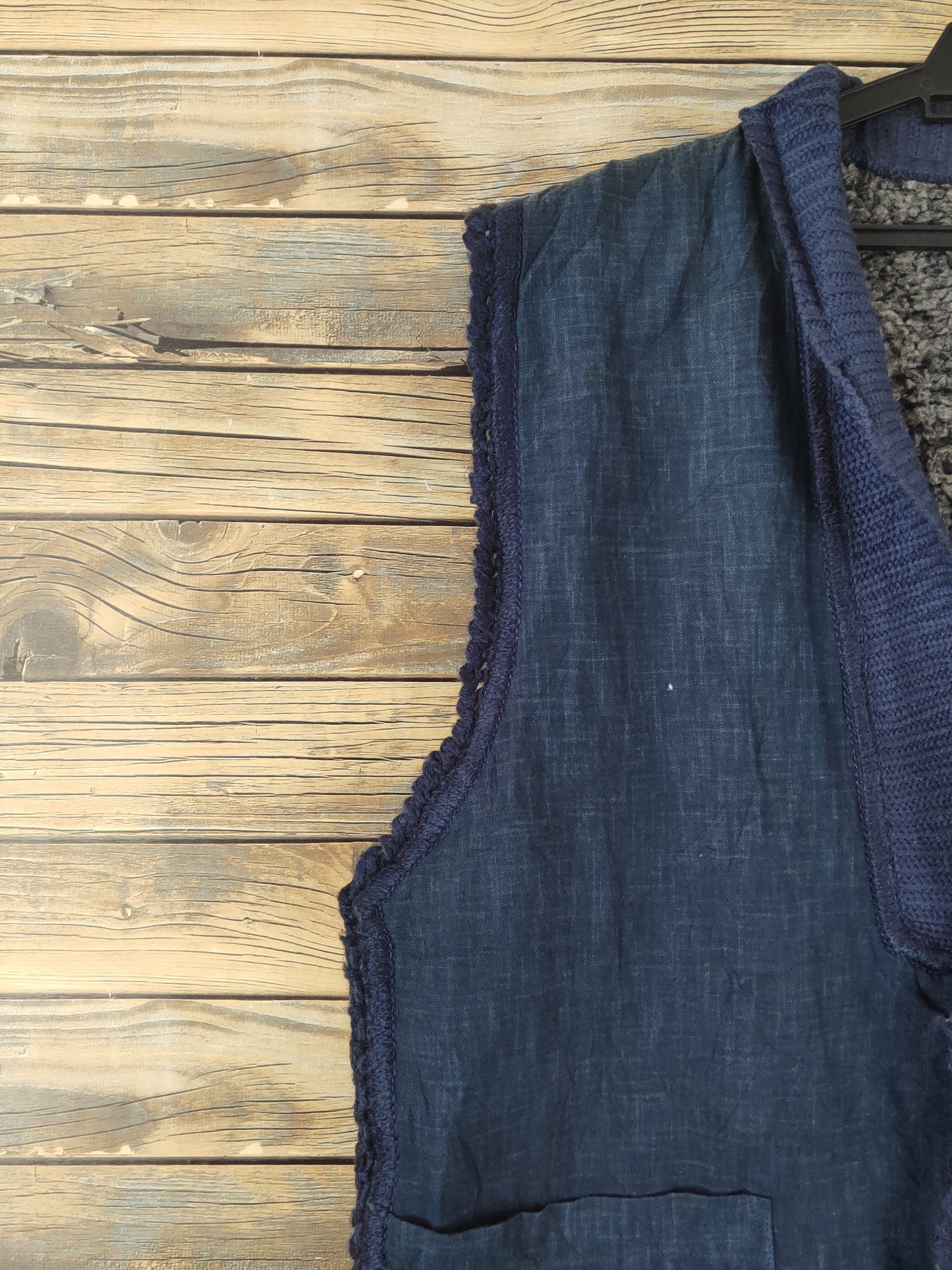 Other Vintage Collection Japanese Brand Navy Vests Size US L / EU 52-54 / 3 - 6 Thumbnail