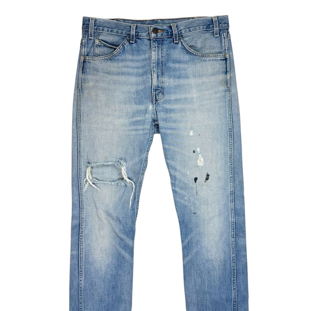 Vintage VINTAGE THRASHED LEVI'S 609 DENIM Size US 33 - 3 Thumbnail