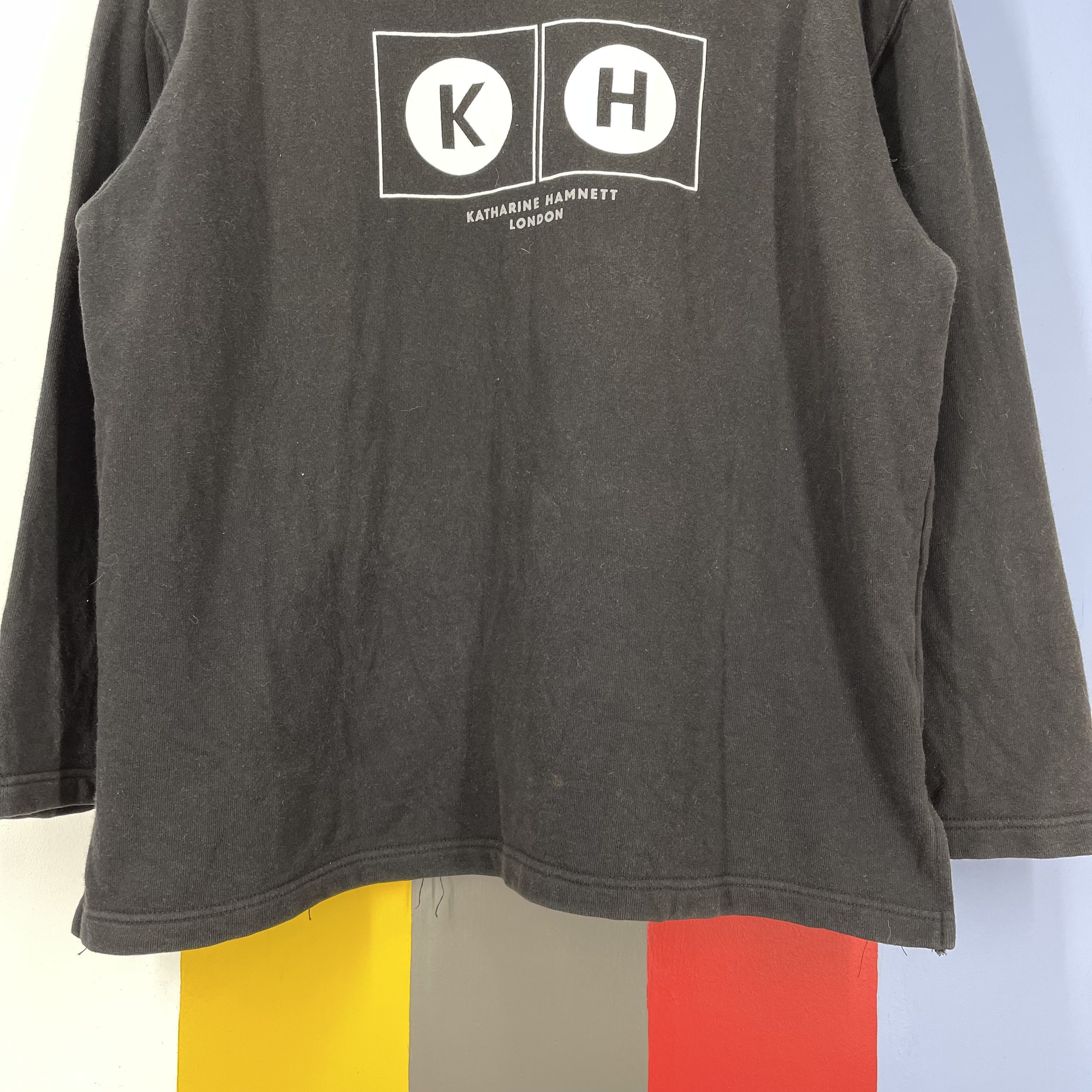 Katharine Hamnett London KATHARINE HAMNETT Crew Neck Sweatshirt #1105/AM Size US L / EU 52-54 / 3 - 3 Thumbnail