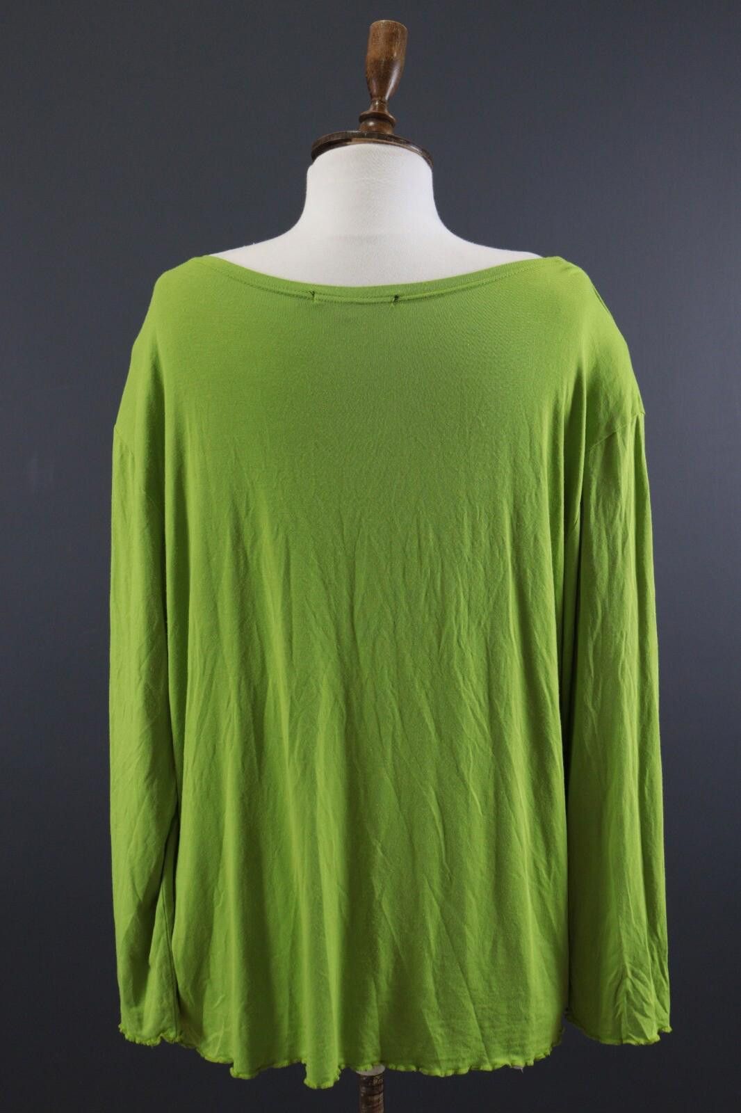 Designer Gudrun Sjoden Green Boat Beck Pullover Blouse Size XXL Size XXL / US 16-18 / IT 52-54 - 7 Thumbnail