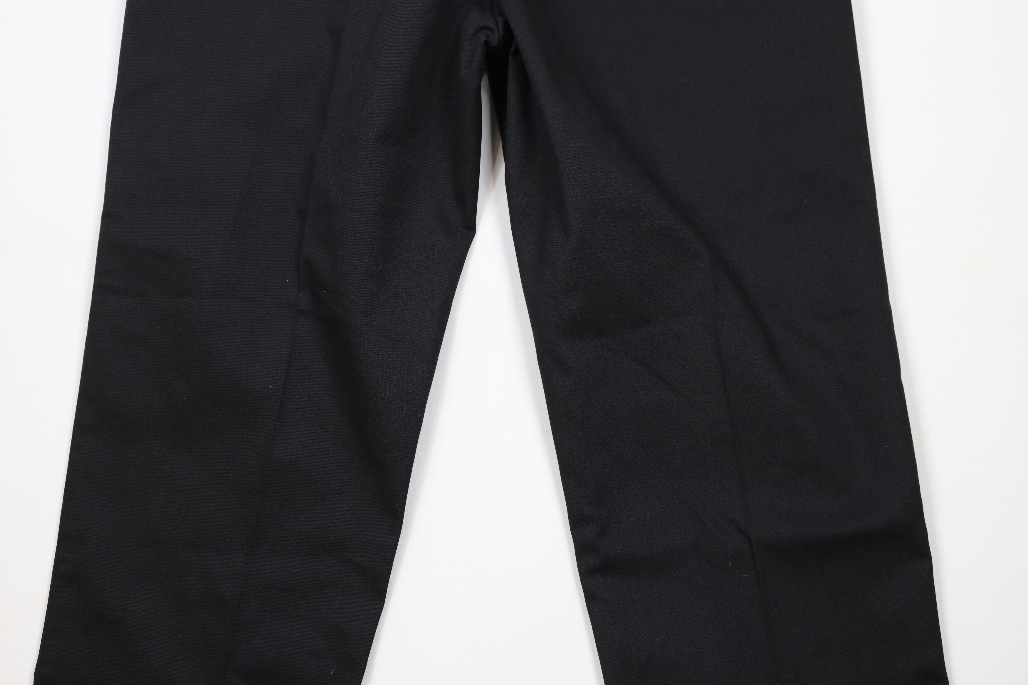 Vintage Vintage 90s Streetwear Wide Leg Chino Pants Trousers Black Size US 38 / EU 54 - 9 Thumbnail