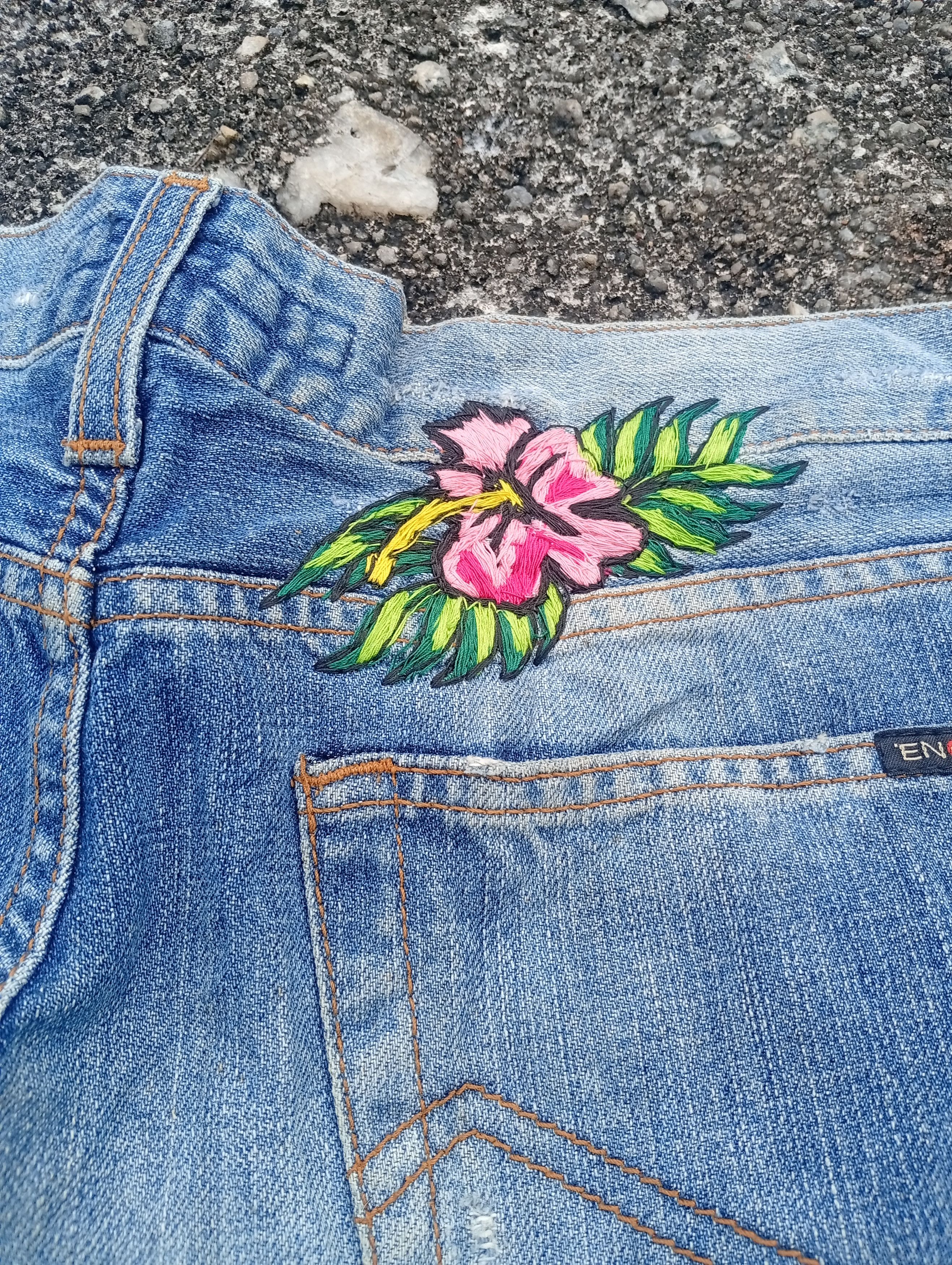 Japanese Brand Energie summer morris embroidery carnivor plants Size US 33 - 16 Thumbnail