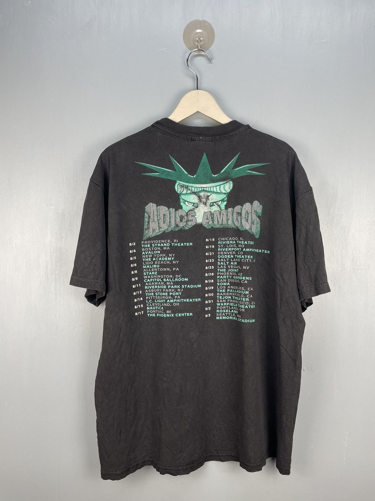 Band Tees Vintage 90s Ramones Adios Amigos Tour punk band t shirt Size US XL / EU 56 / 4 - 2 Thumbnail