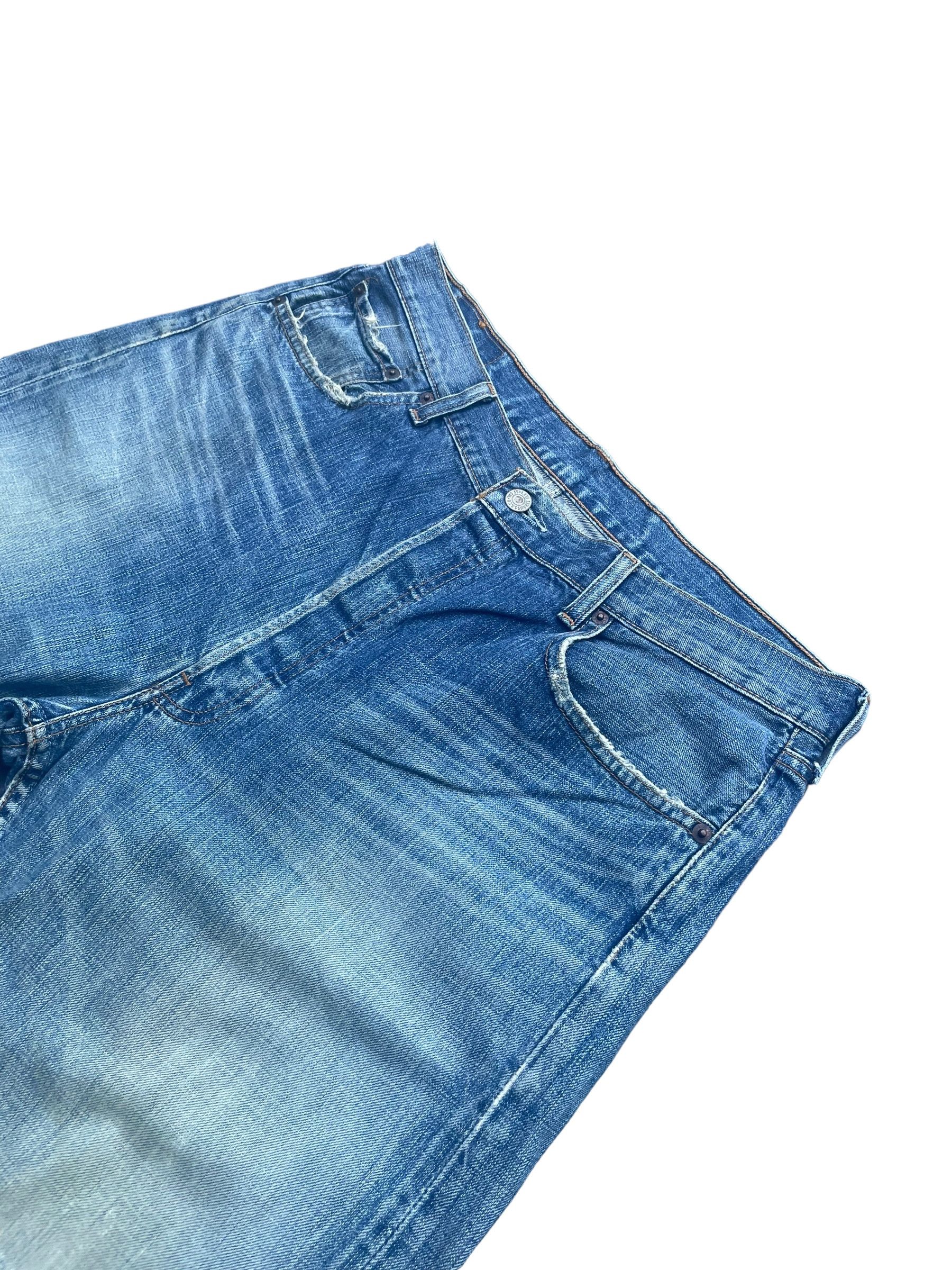Levi's Vintage 2005 Levis 501 e Denim Short Size US 36 / EU 52 - 2 Thumbnail