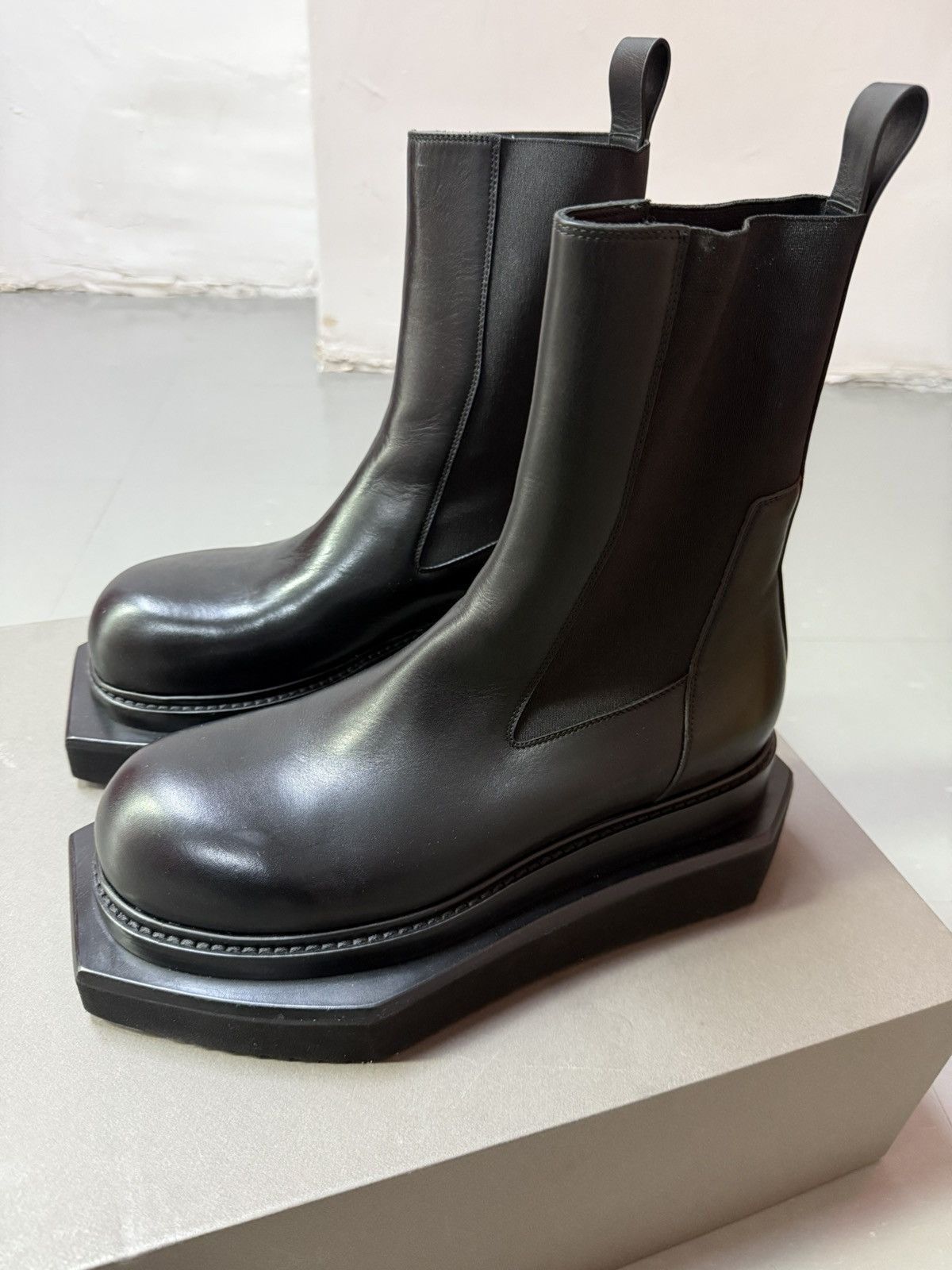 Rick Owens Rick Owens Beatle Turbo Cyclops Black Boots Size US 9 / EU 42 - 3 Thumbnail