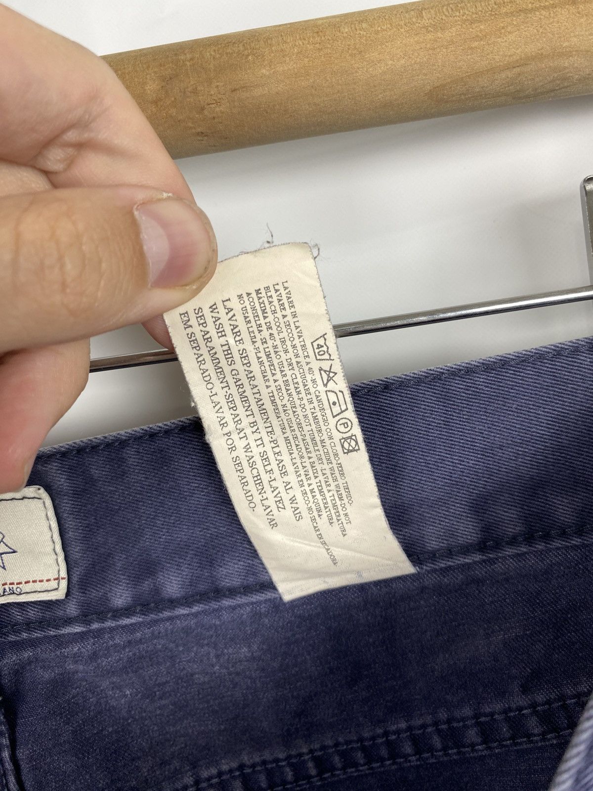 Armani Armani Jeans Vintage Men Denim Pants Navy Cotton size 34 Size US 34 / EU 50 - 11 Thumbnail