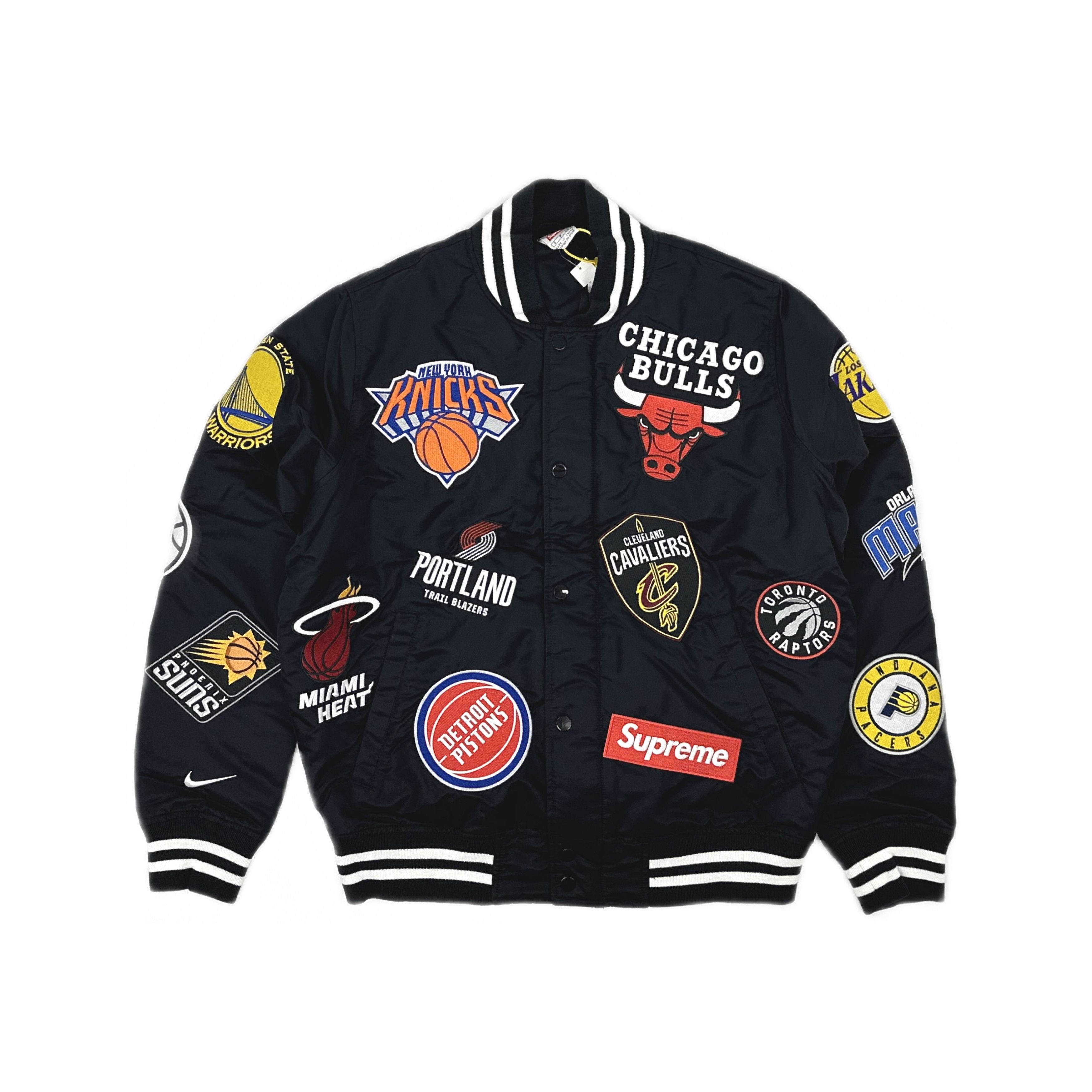 Supreme Supreme 13aw Quilted Satin Bomber Jacket Navy Size S | Grailed