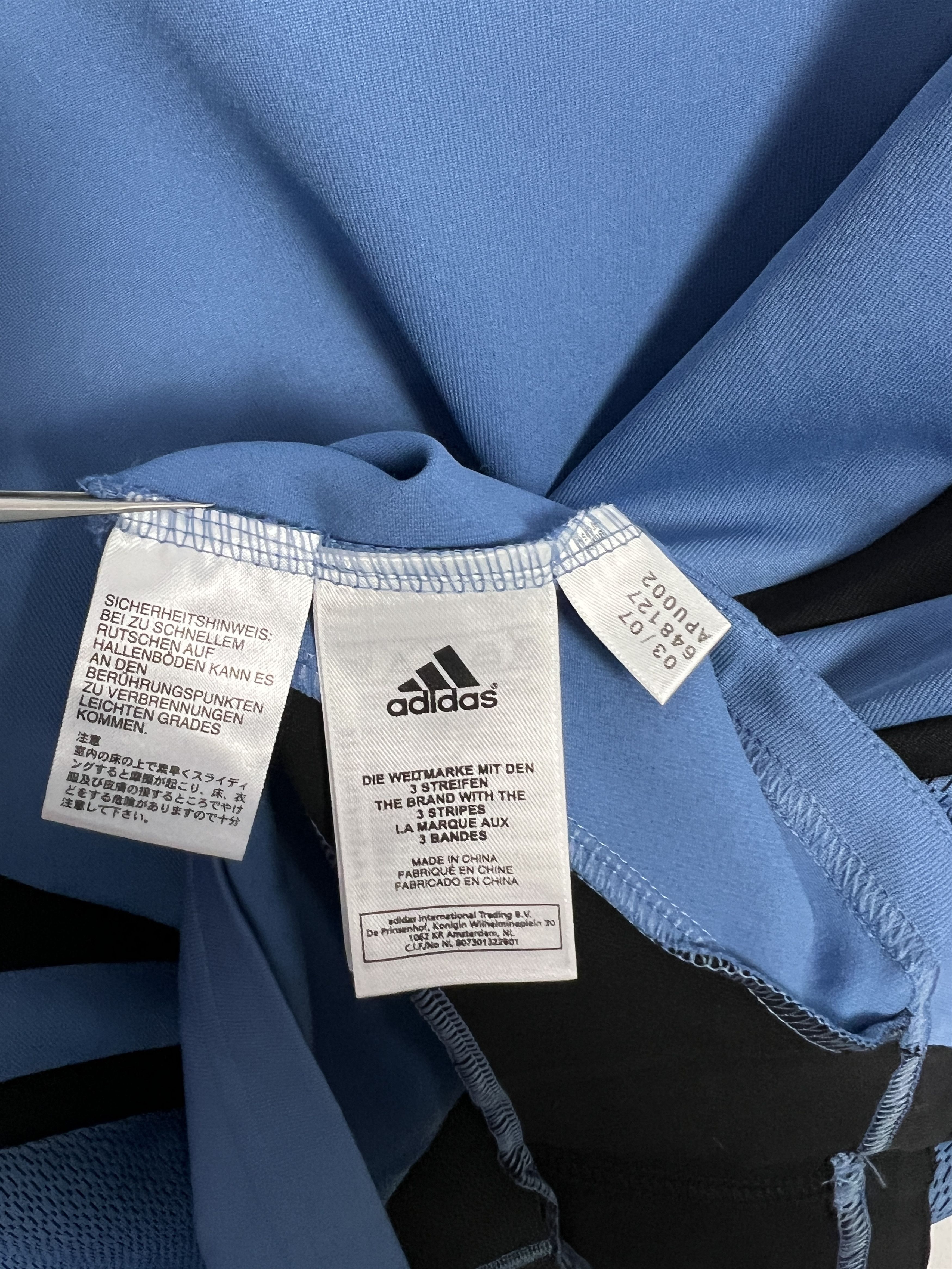 Adidas FC Schalke 04 Football Player Issue Train Sweatshirt Jacket Size US XL / EU 56 / 4 - 8 Thumbnail
