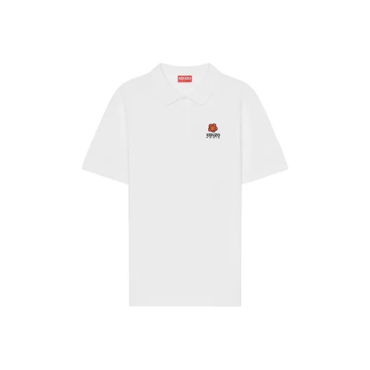 Kenzo Kenzo Boke Flower Embroidered Polo Shirt 0079 Size US L / EU 52-54 / 3 - 1 Thumbnail