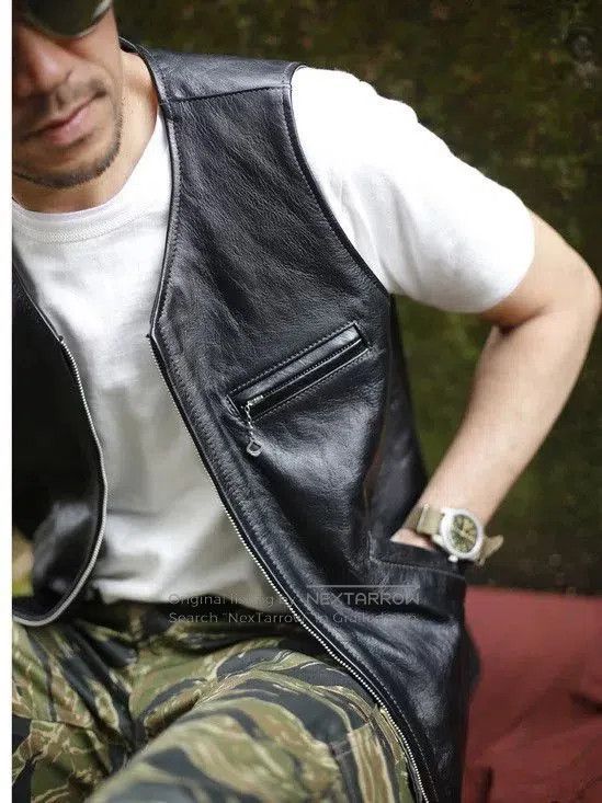 Other real mccoy's buco leather vest for men. Size US S / EU 44-46 / 1 - 7 Thumbnail