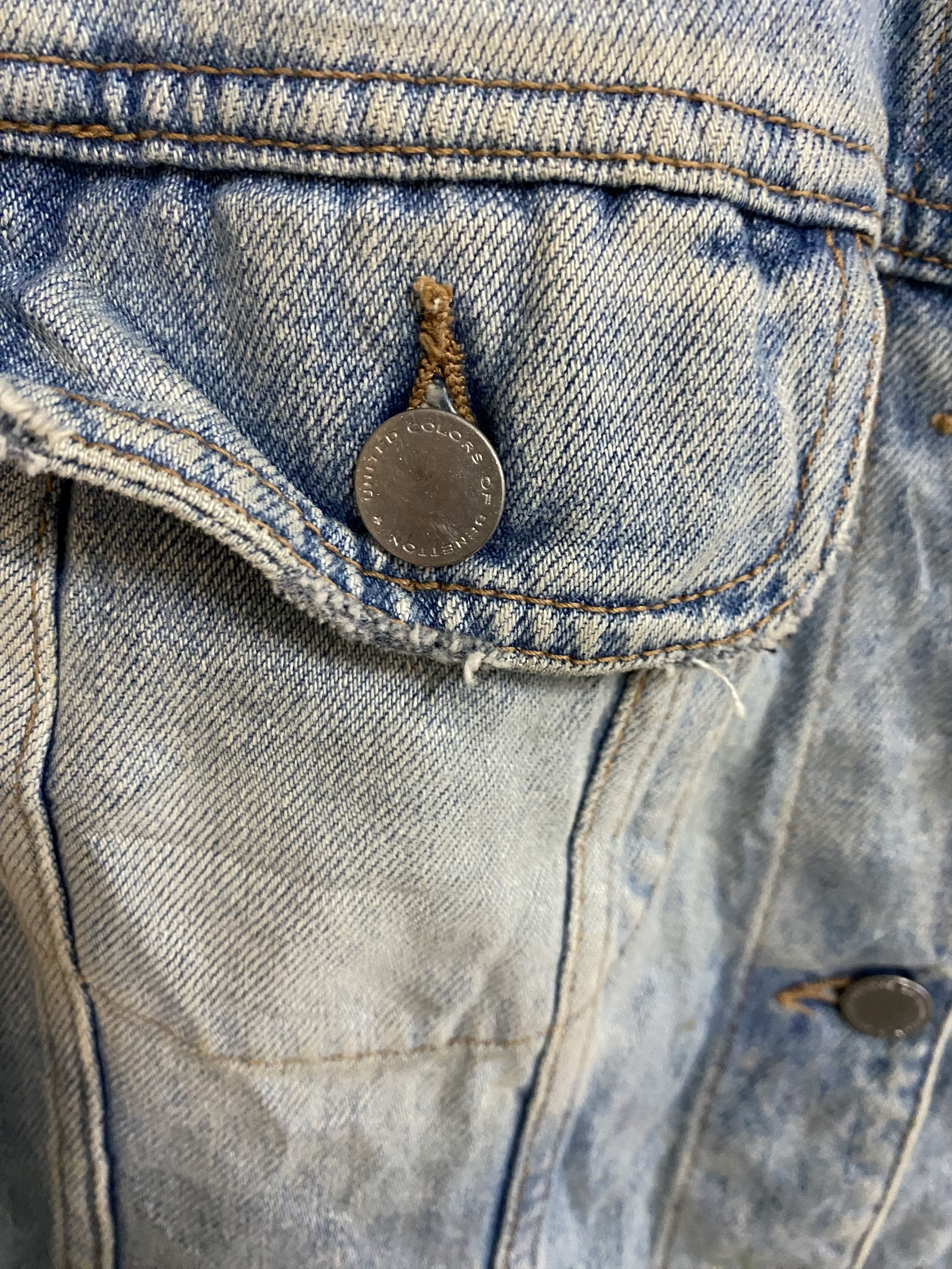 United Colors Of Benetton United Colors of Benetton Denim Jacket Size M / US 6-8 / IT 42-44 - 5 Thumbnail
