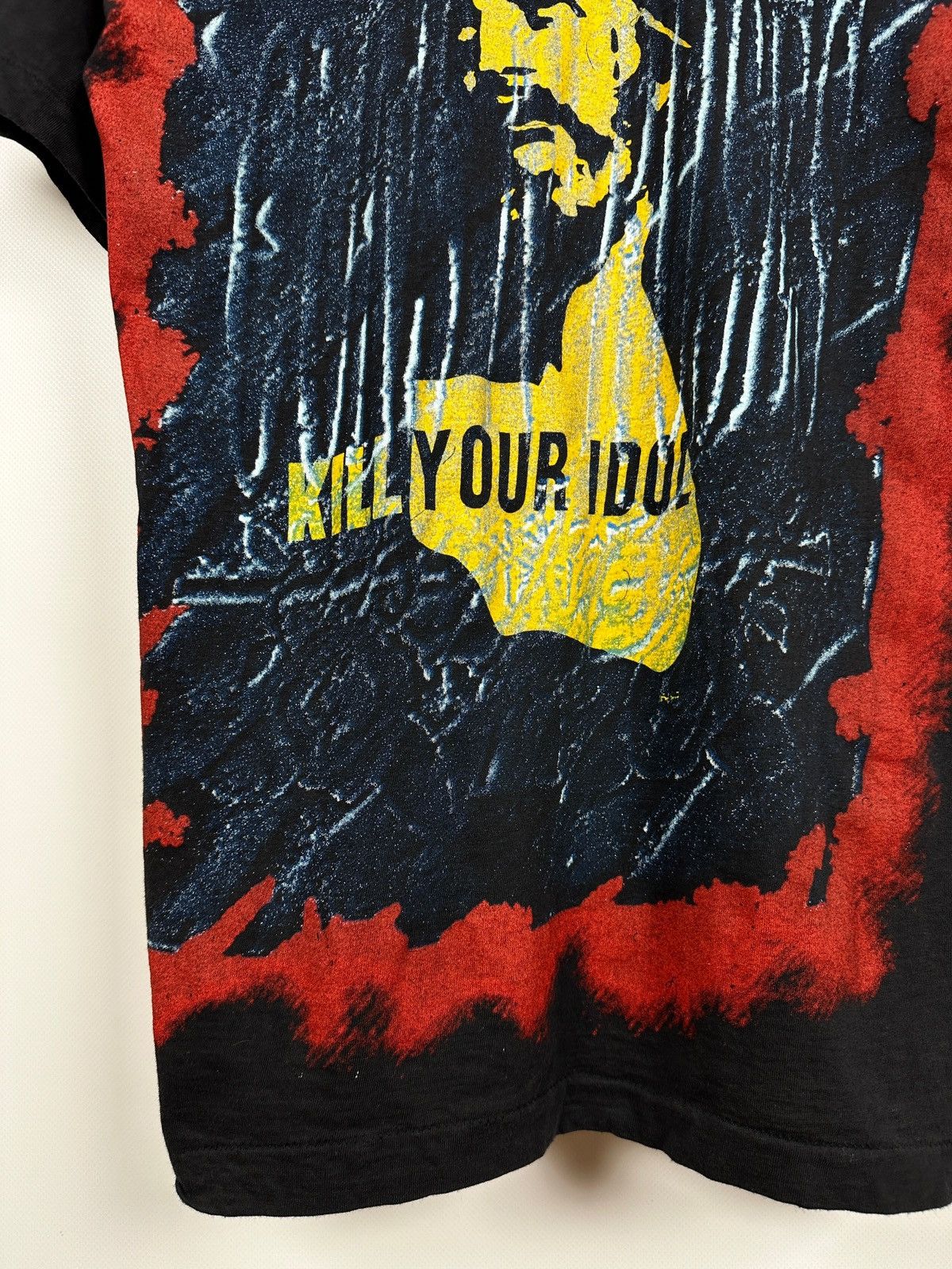 Band Tees 90s Vintage Guns N Roses Axl Rose Kill Your Idol T-Shirt Size US M / EU 48-50 / 2 - 15 Thumbnail