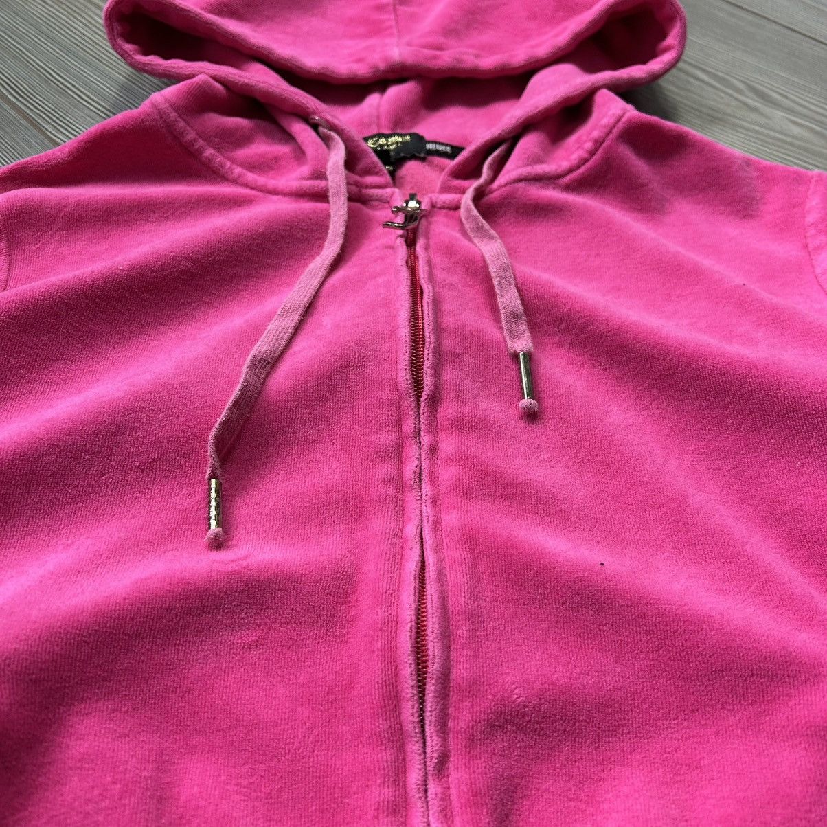 Juicy Couture Juicy Couture Velour Big Logo Tracksuit Hoodie + Pants Size M / US 6-8 / IT 42-44 - 9 Thumbnail