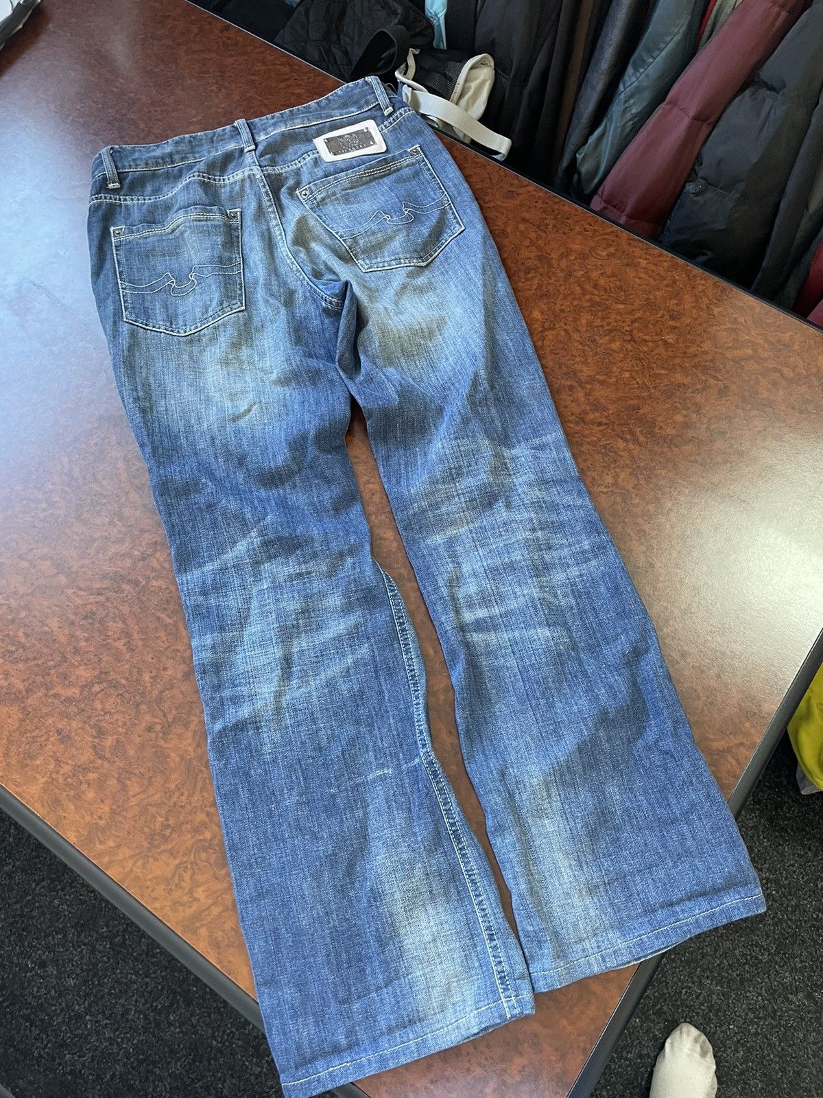 If Six Was Nine × Richmond Denim Richmond Denim Distressed Flare Jeans pants chrome hysteric Size US 31 - 1 Thumbnail