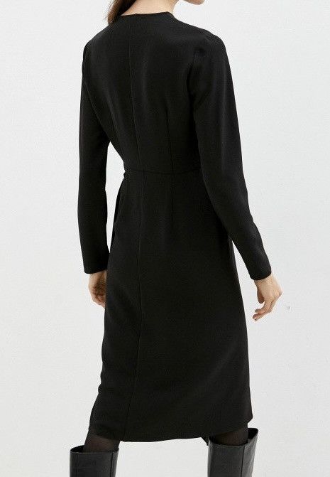 Other P.A.R.O.S.H. Black Dress (Wrap Style) Size M / US 6-8 / IT 42-44 - 6 Thumbnail