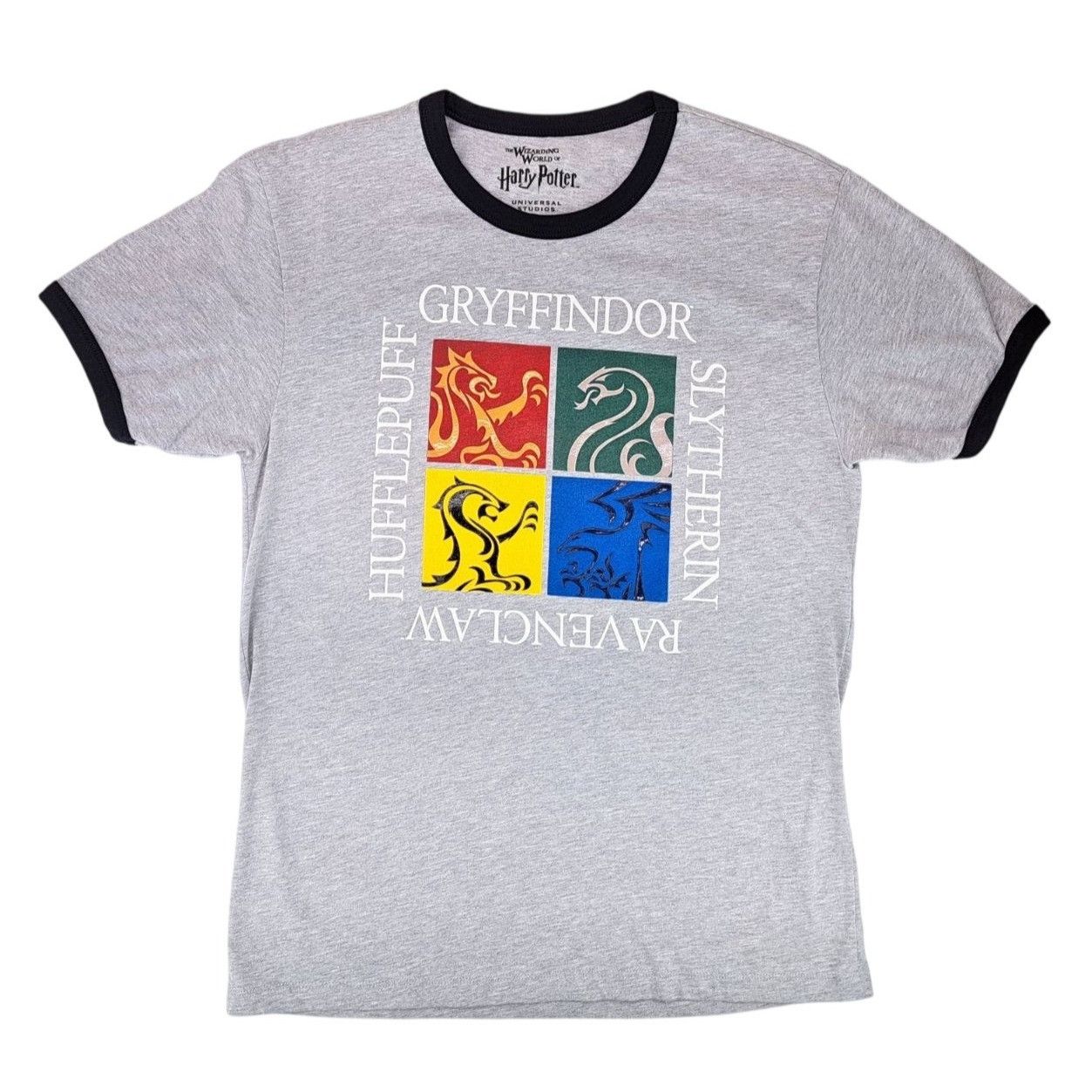 Universal Studios Harry Potter T-Shirt Medium Gray Ringer Wizarding World Size US M / EU 48-50 / 2 - 1 Thumbnail