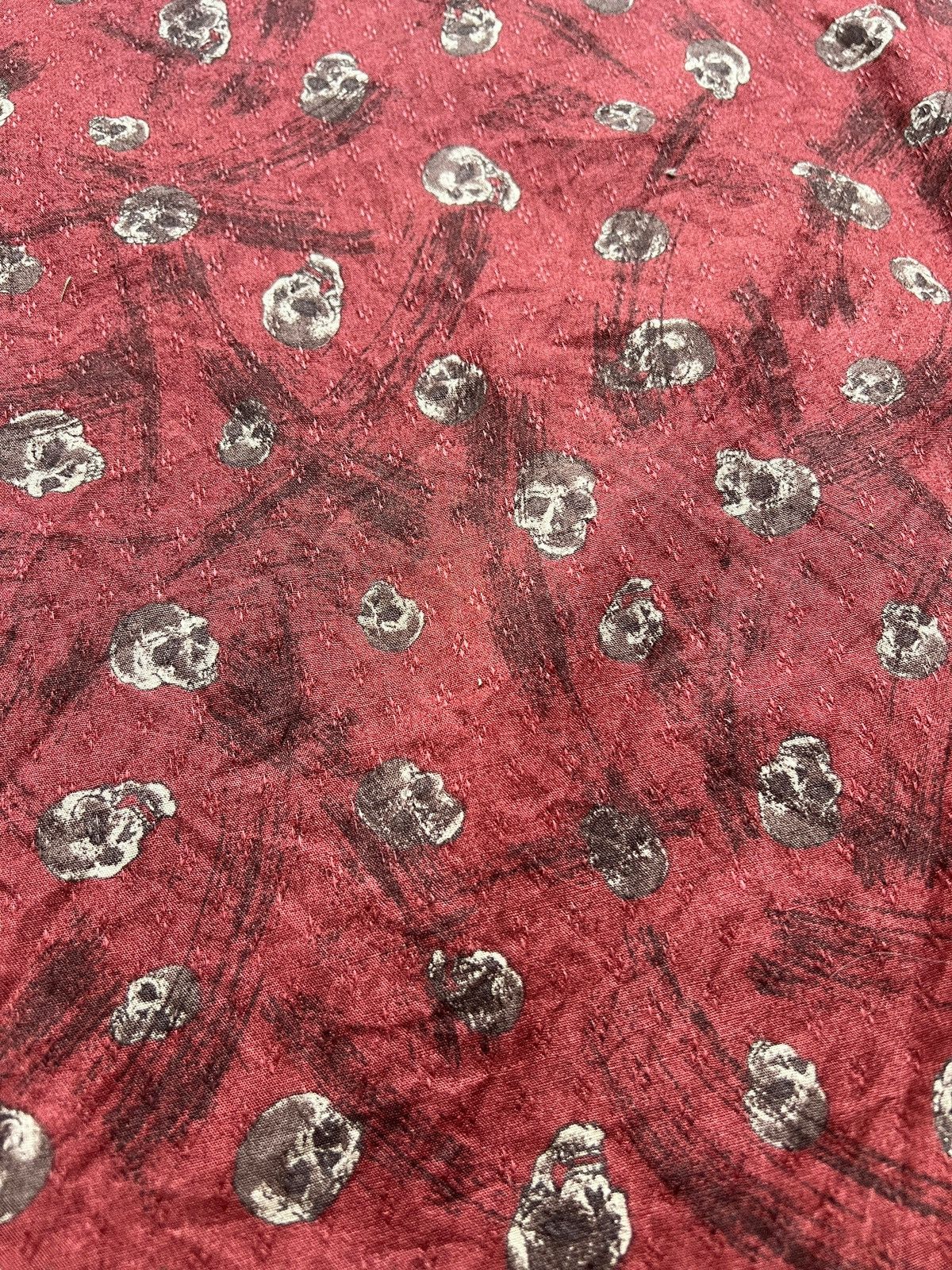 In The Attic × Japanese Brand × Seditionaries In The Attic Poem Skull All-over Print Button Up Shirt Size US L / EU 52-54 / 3 - 11 Thumbnail