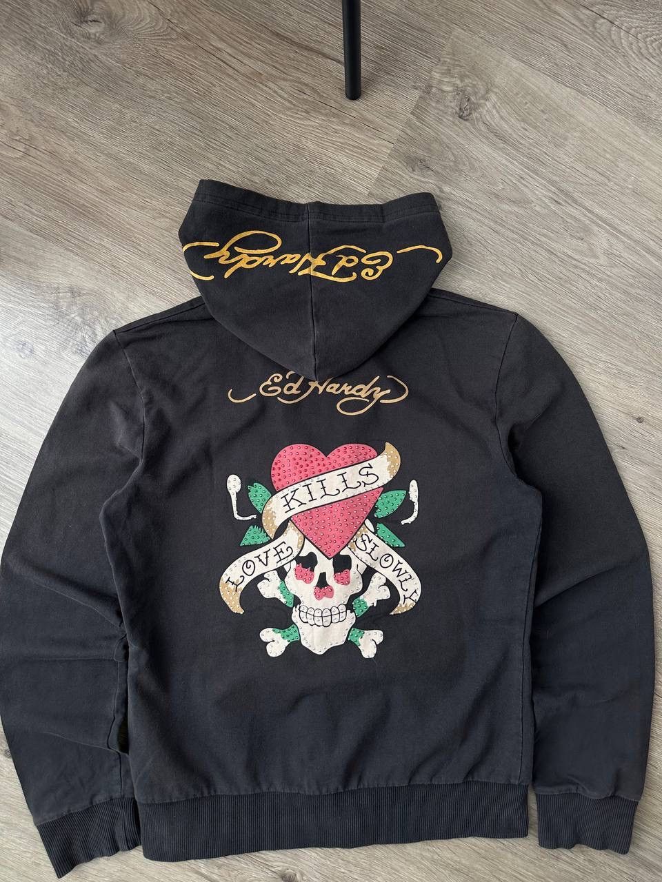 Ed Hardy Vintage Ed Hardy Christian Audigier W’S Hoodie Size S / US 4 / IT 40 - 14 Thumbnail