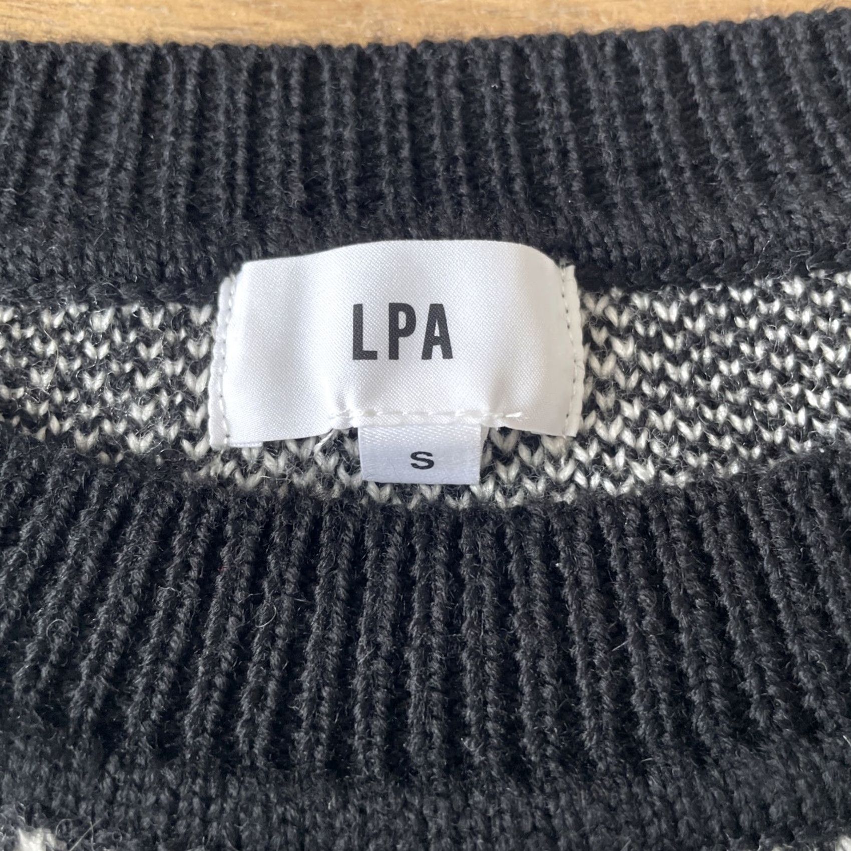 Vintage LPA Plaid Gingham Knit Mini Sweater Dress Womens Small Balloon Sleeve Size S / US 4 / IT 40 - 3 Thumbnail