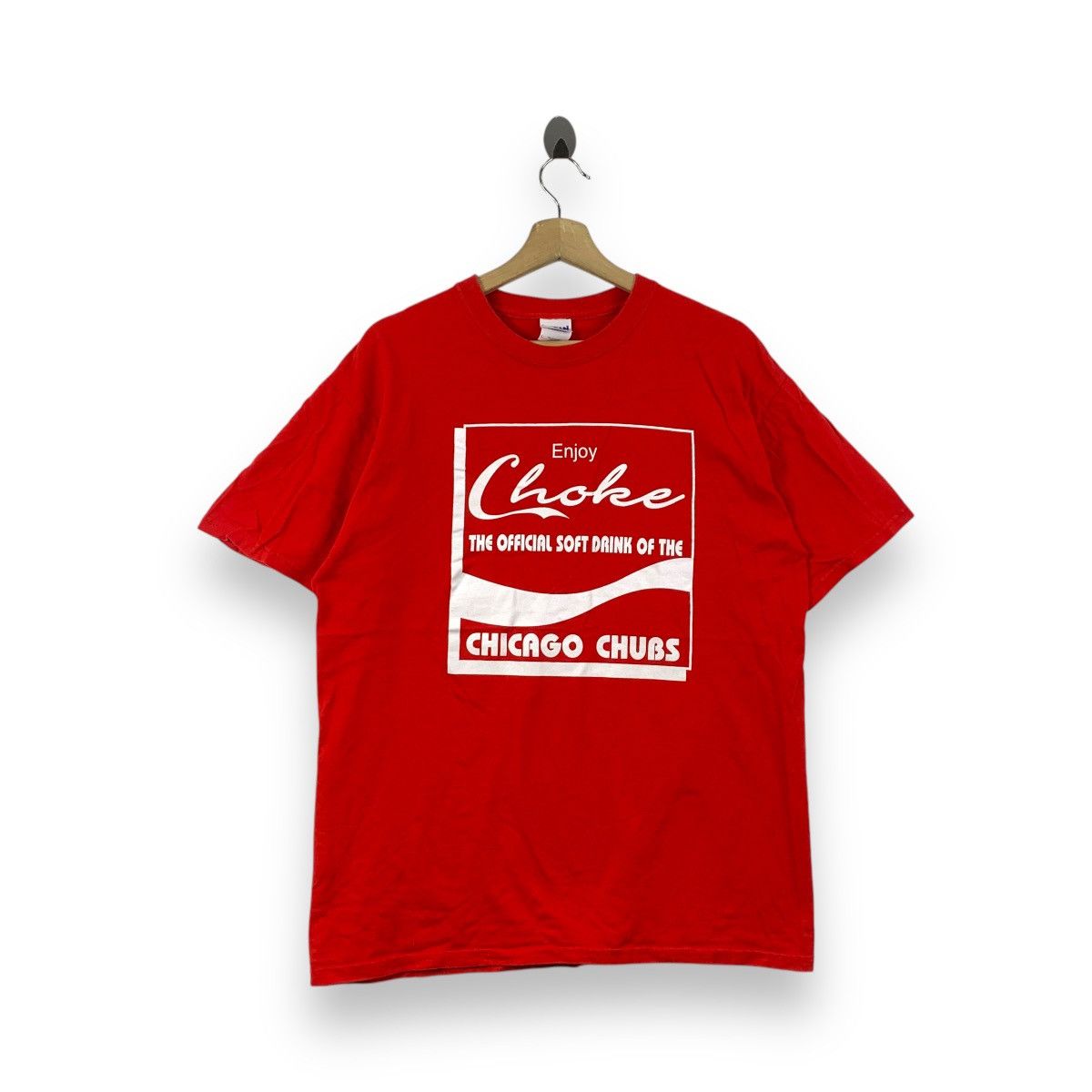 MLB MLB CHICAGO CUBS Choke Coke Parody Baseball Tee Shirt Size US L / EU 52-54 / 3 - 1 Thumbnail