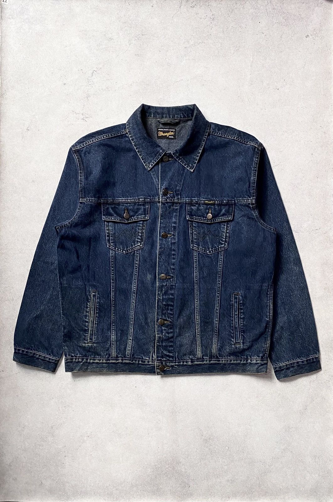 Wrangler Vintage 90s Wrangler Western Denim Jacket Size US XXL / EU 58 / 5 - 1 Thumbnail