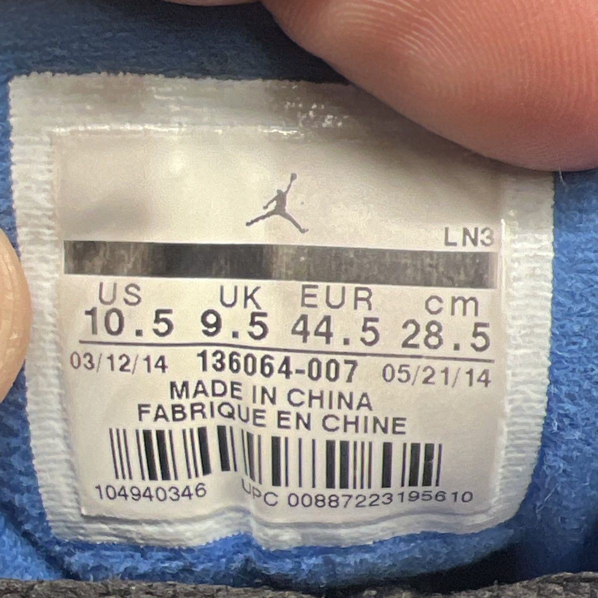 Jordan Brand Air Jordan 3 sport blue Size US 10.5 / EU 43-44 - 8 Thumbnail