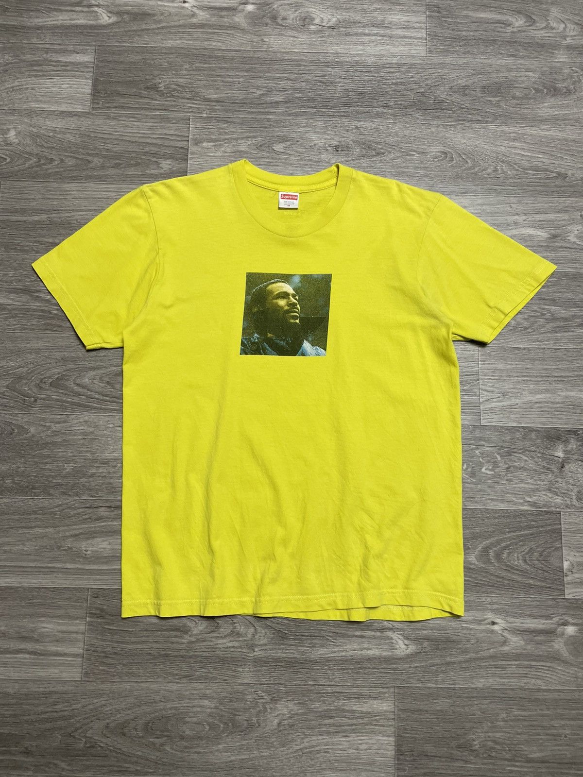 Supreme Supreme Marvin Gaye Yellow T-Shirt FW18 Size US M / EU 48-50 / 2 - 1 Thumbnail