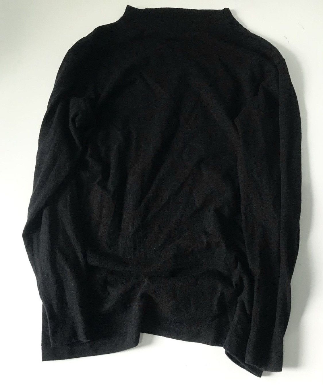 Issey Miyake Vintage Issey miyake plantation black mock neck longsleeve Size US M / EU 48-50 / 2 - 3 Thumbnail