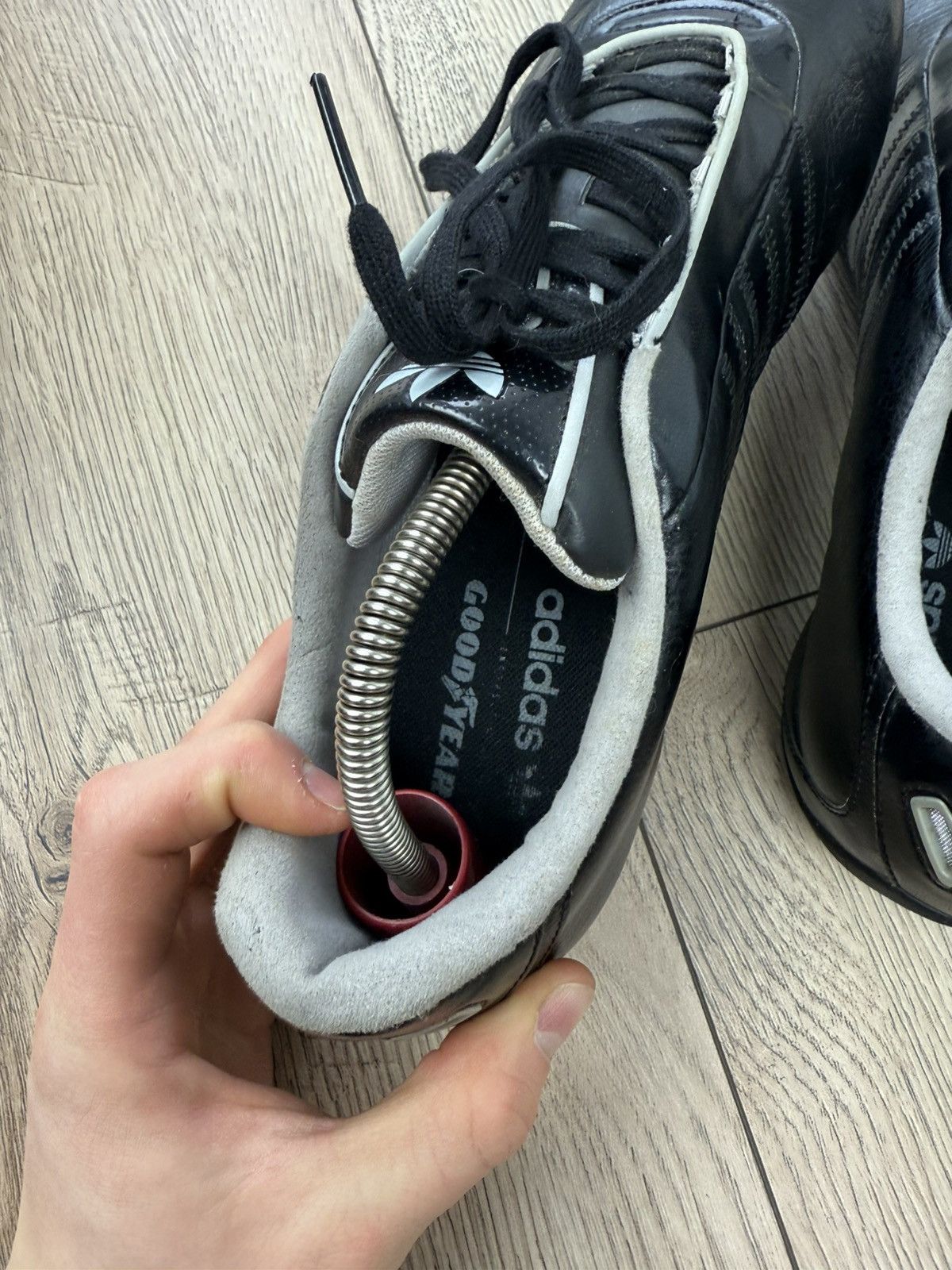 Adidas × Vintage Adidas Goodyear 00sLeather Driving Shoes Vintage Y2k Hype Size US 9.5 / EU 42-43 - 9 Thumbnail