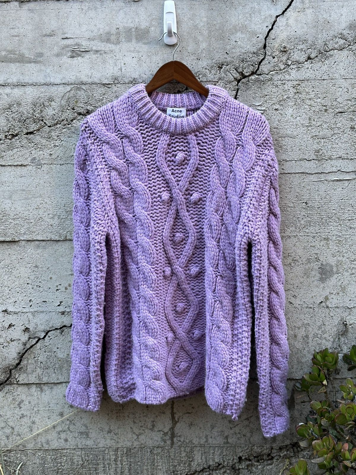 Acne Studios RARE GRAIL Acne Studios interlocking pattern thick sweater Size US M / EU 48-50 / 2 - 2 Thumbnail